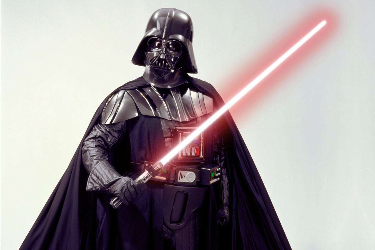 Image for article Darth Vaders lightsaber breaks Star Wars record during film prop auction
