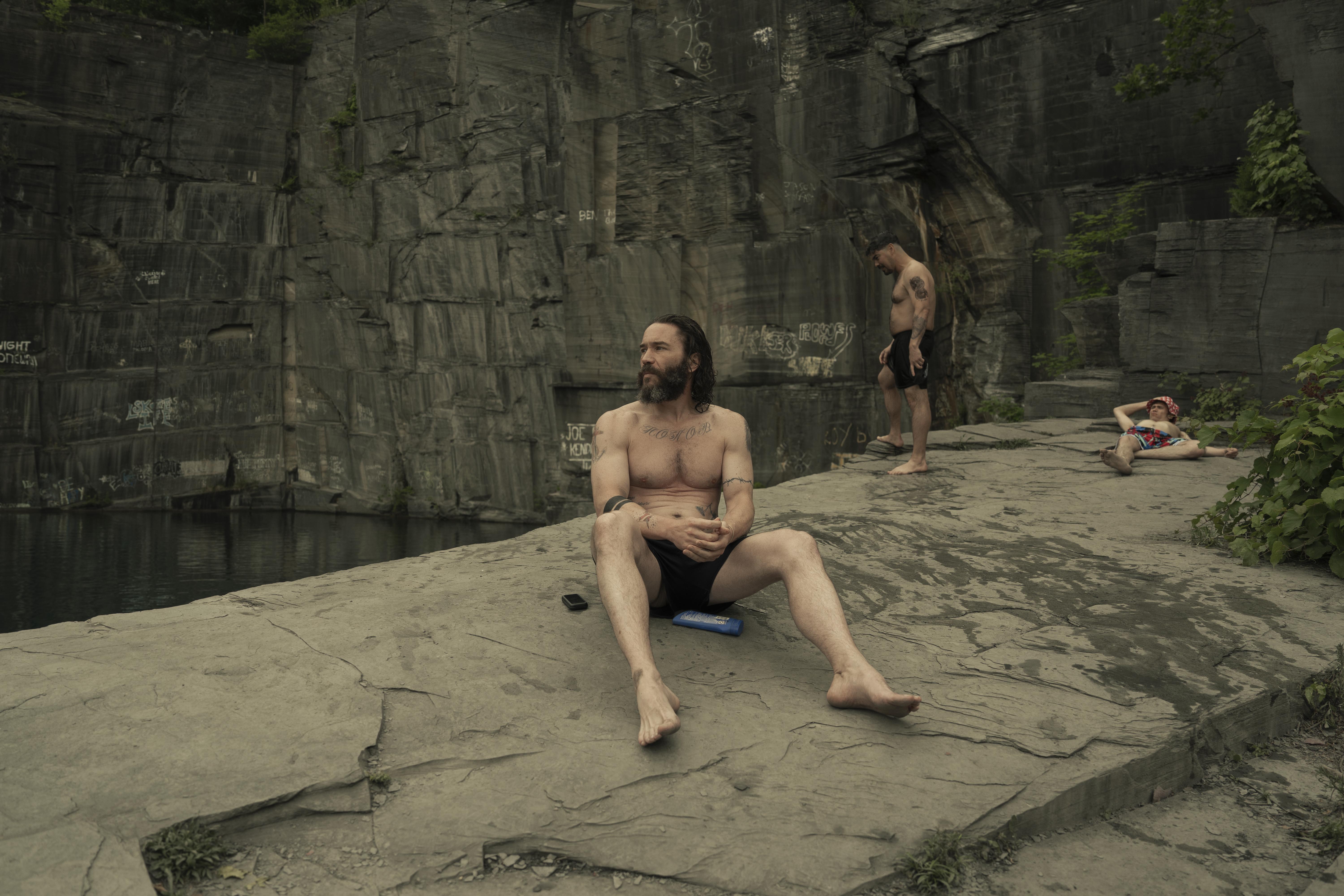 Pelphrey as Robbie, a man on the run, in ‘Task’