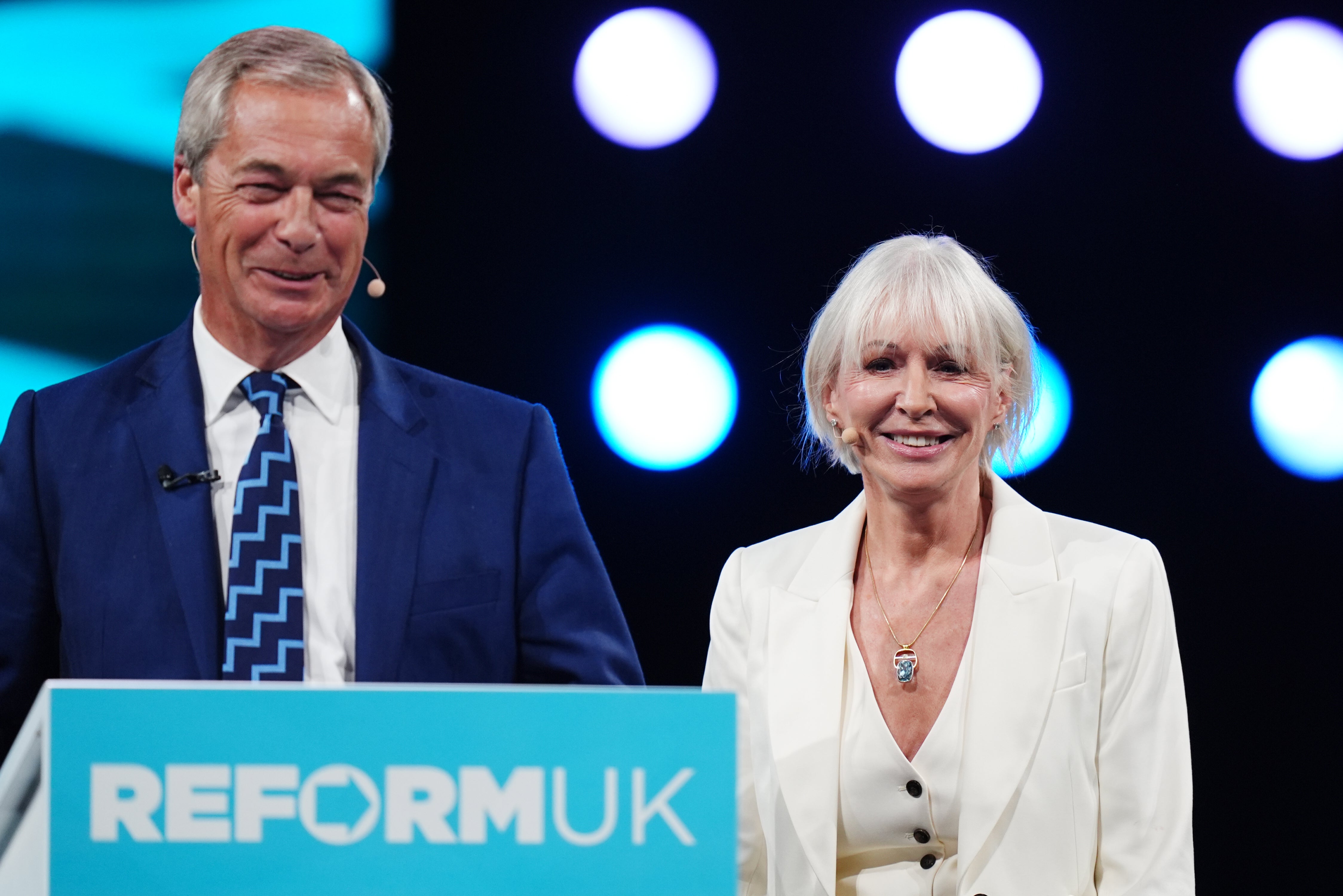 Nadine Dorries says ‘The only politician who has the answers, the knowledge and the will to deliver is Nigel Farage’
