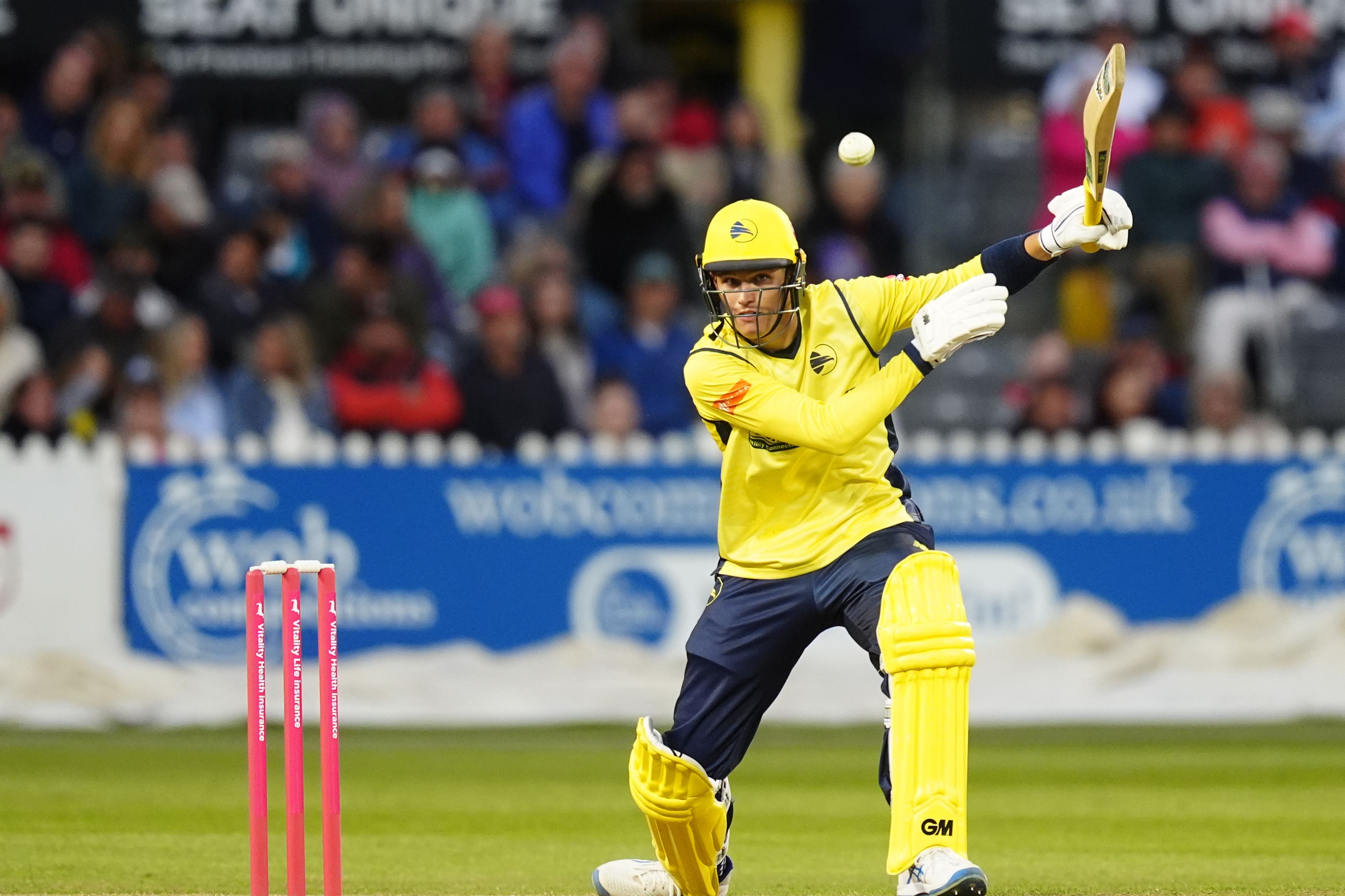Hampshire’s Toby Albert made an influential 68 in their Vitality Blast quarter-final victory over Durham (David Davies/PA)