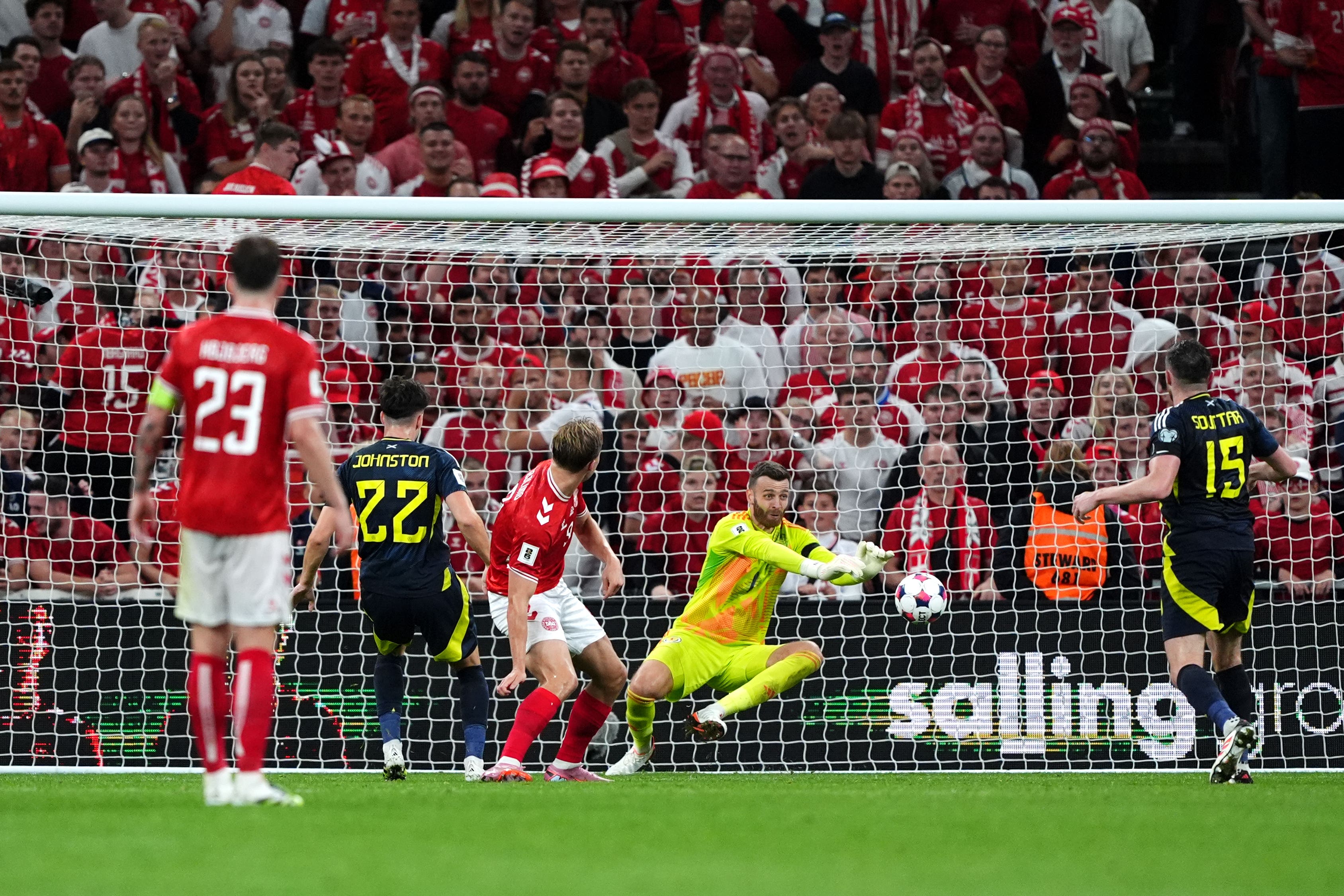 Scotland hold Denmark to goalless draw in opening World Cup qualifier