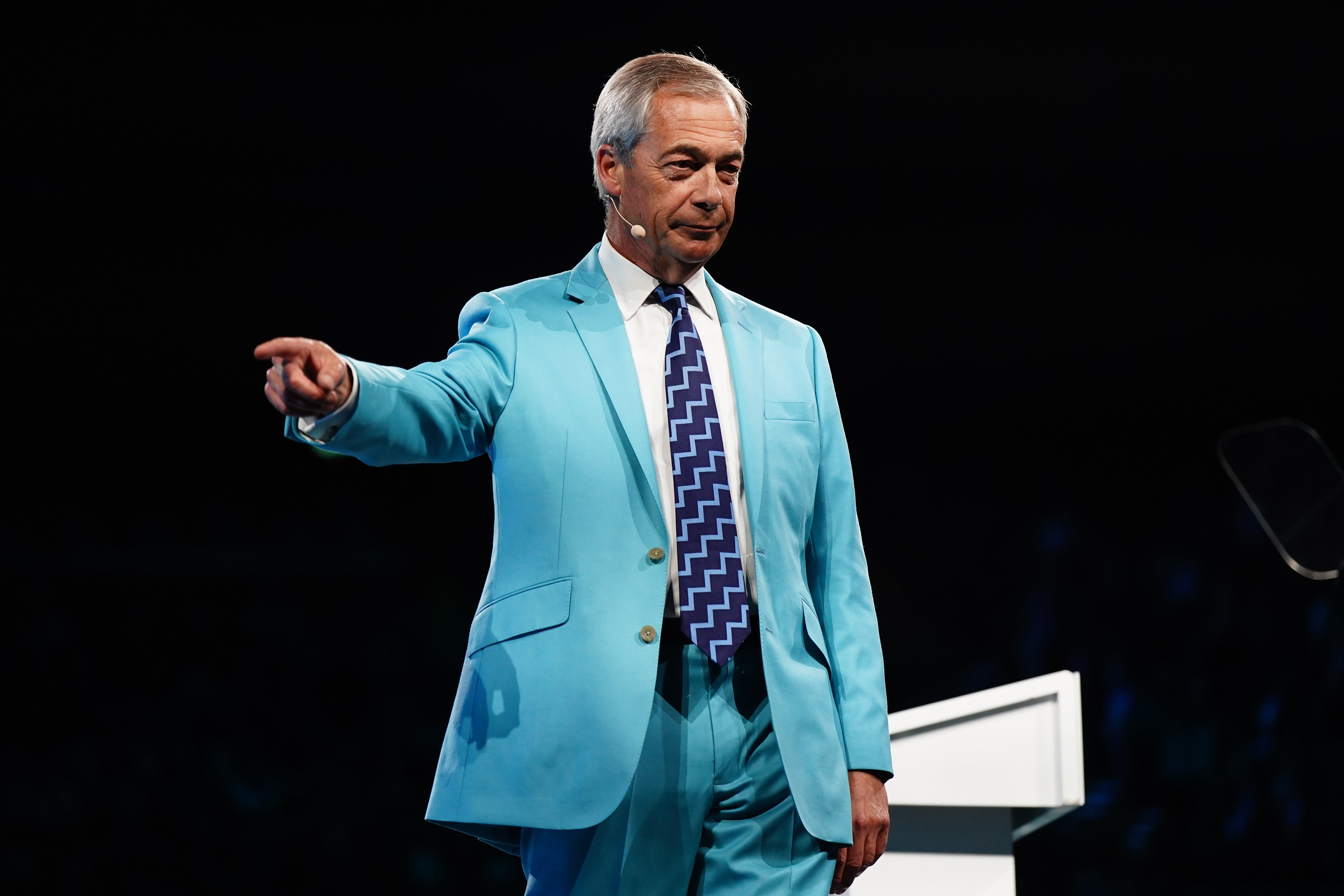 Reform UK leader Nigel Farage (Jacob King/PA)