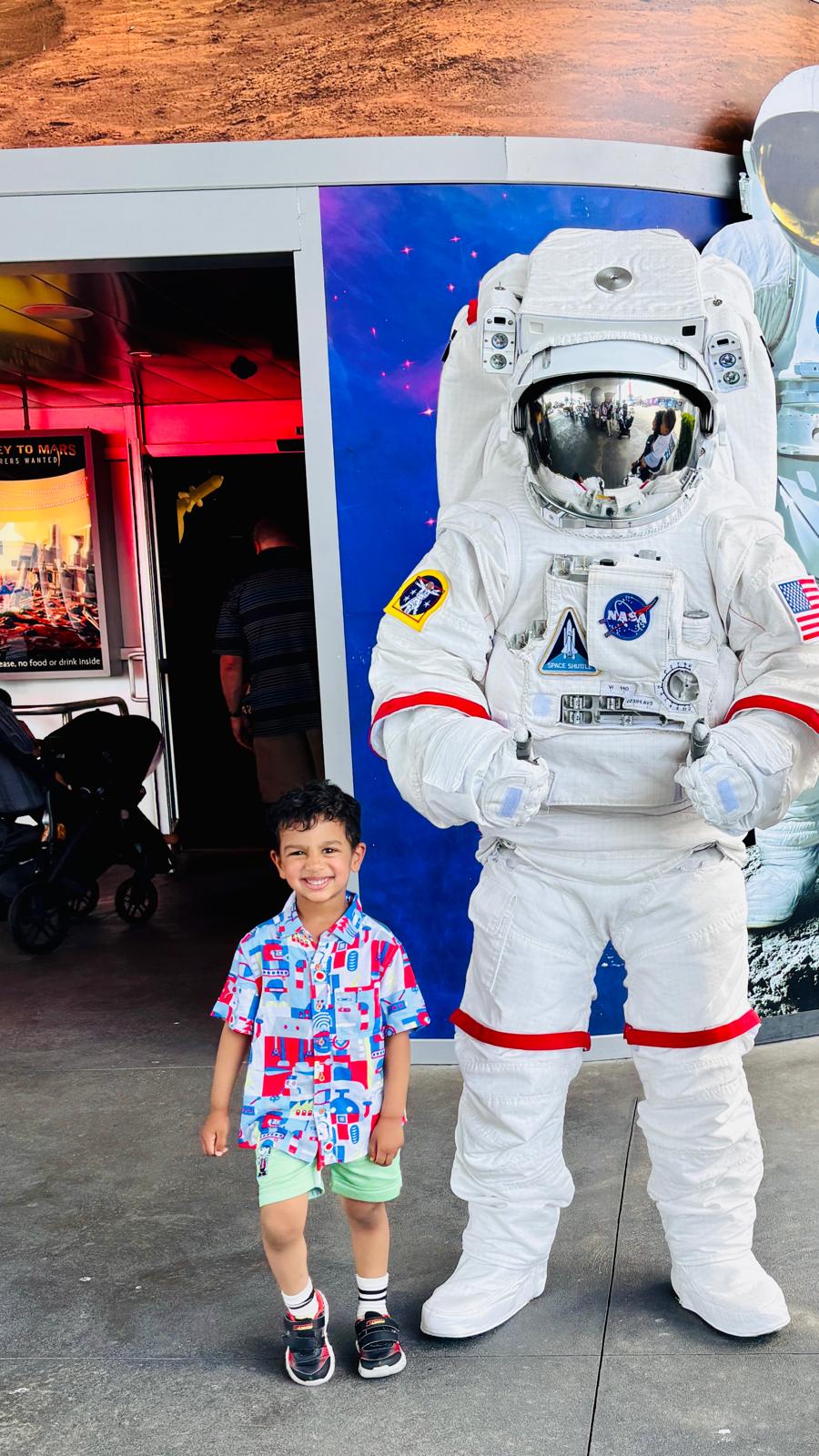 Zorien says he wants to be a Nasa scientist when he grows up