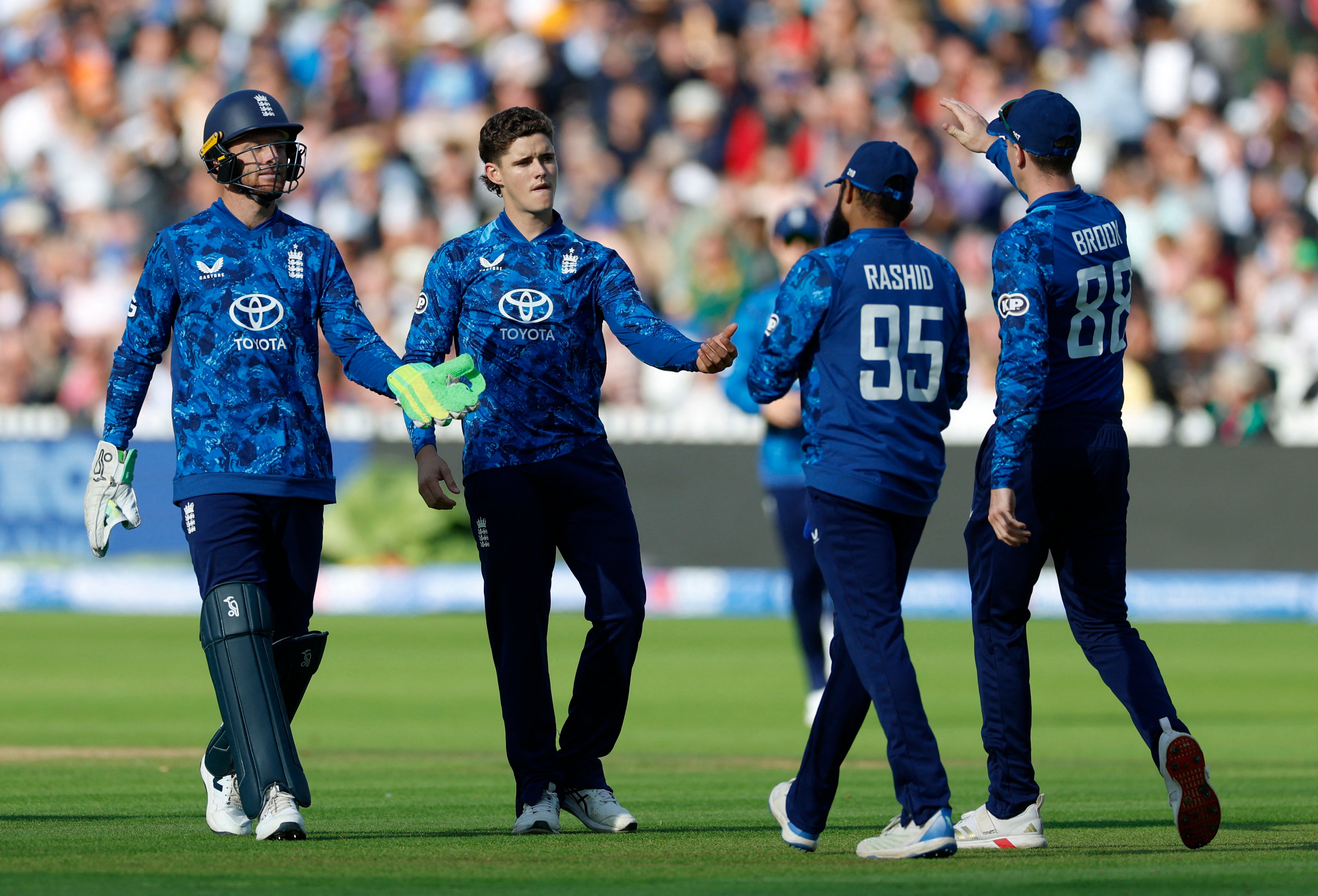 England's bowling unit was plundered once again by the Proteas