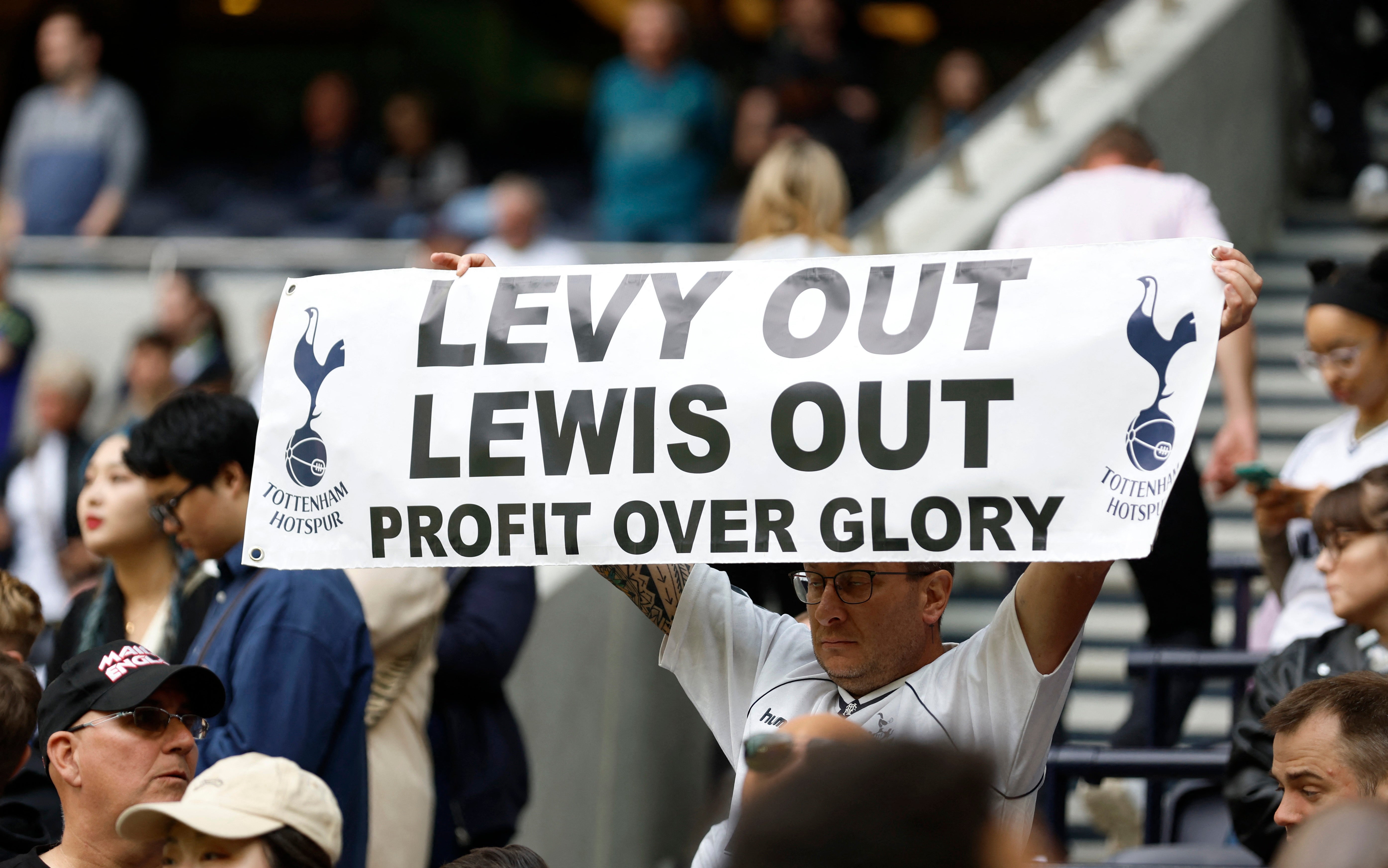 Tottenham fans have been calling for Levy’s departure for a while due to perceived failings in the transfer market