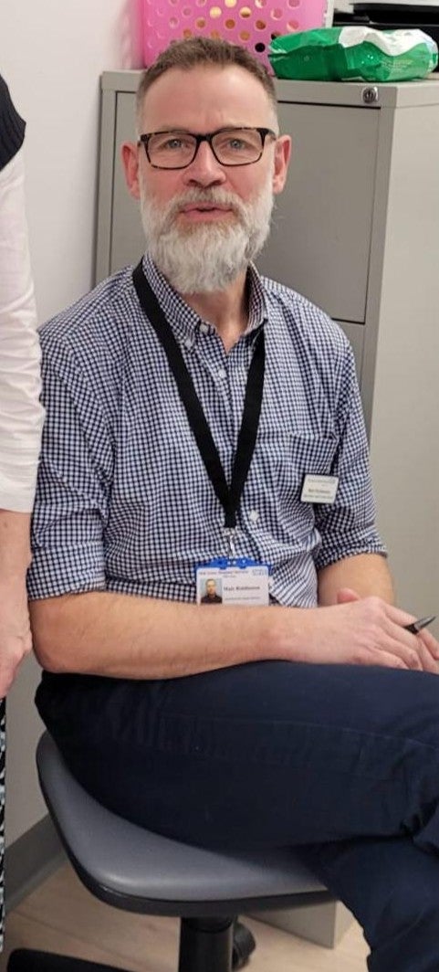 Matt has continued working throughout, although he now does not look after prostate cancer patients after feeling this was ‘too close to home’