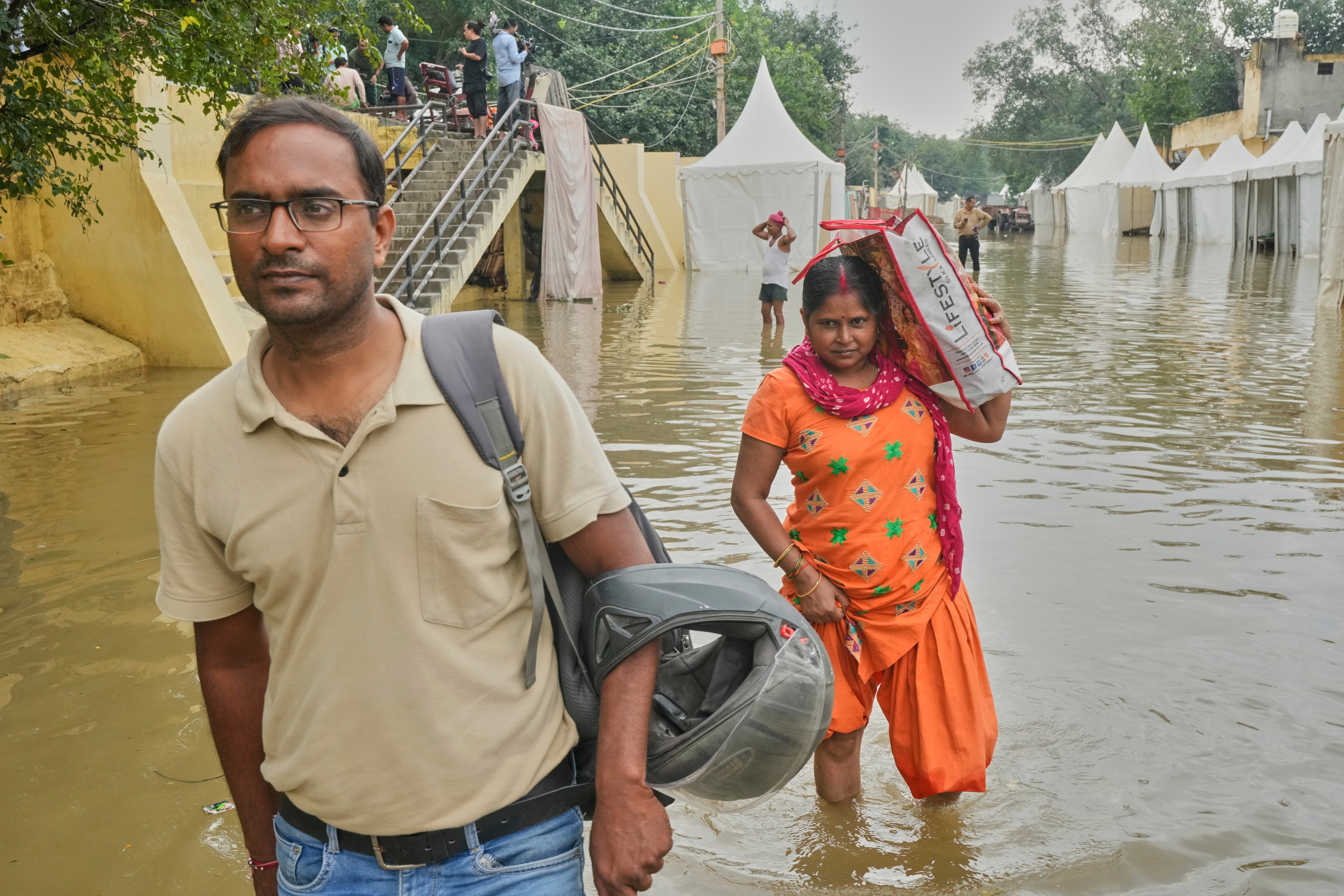 India Floods Displaced Photo Gallery