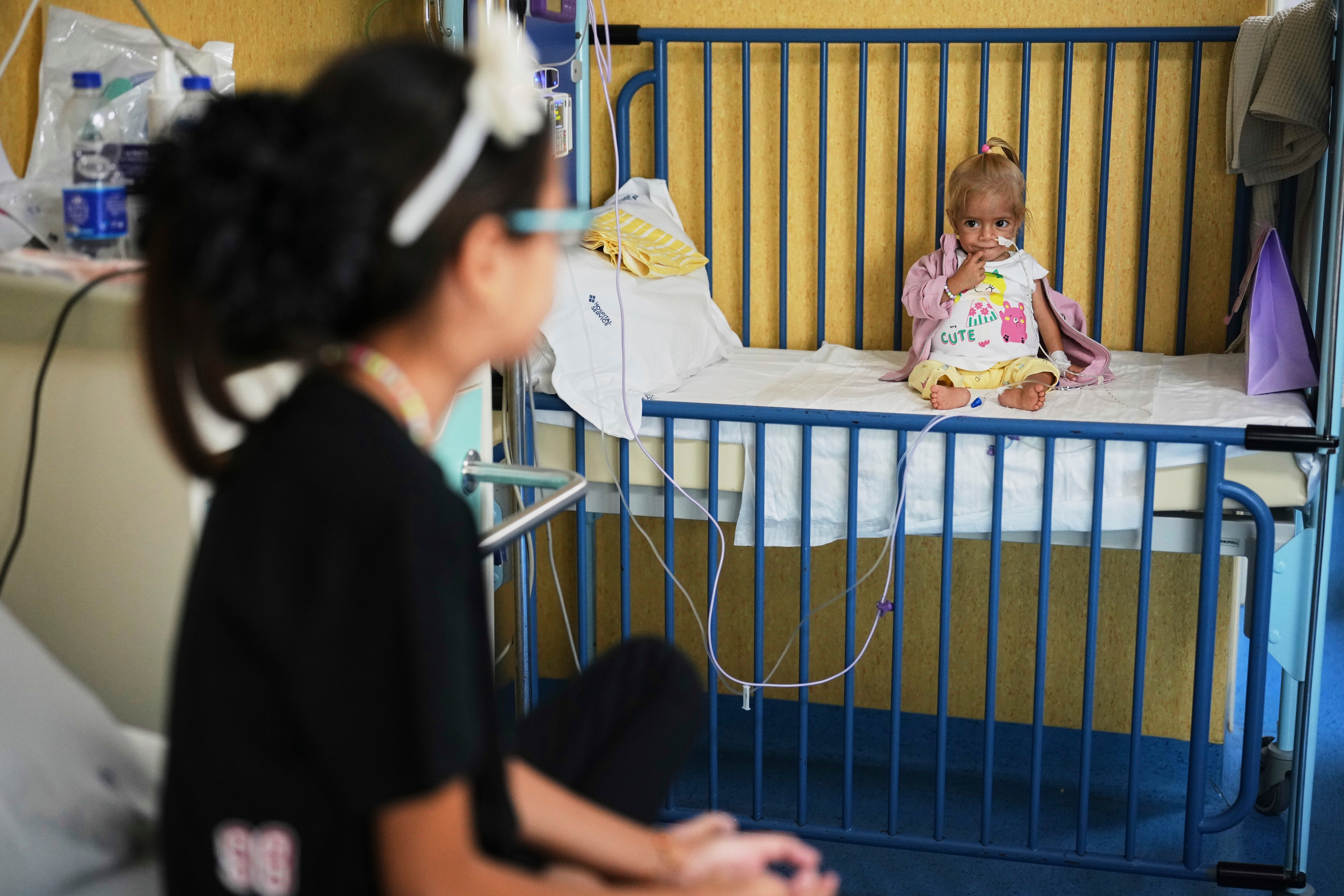 Italy Gaza Child Evacuee