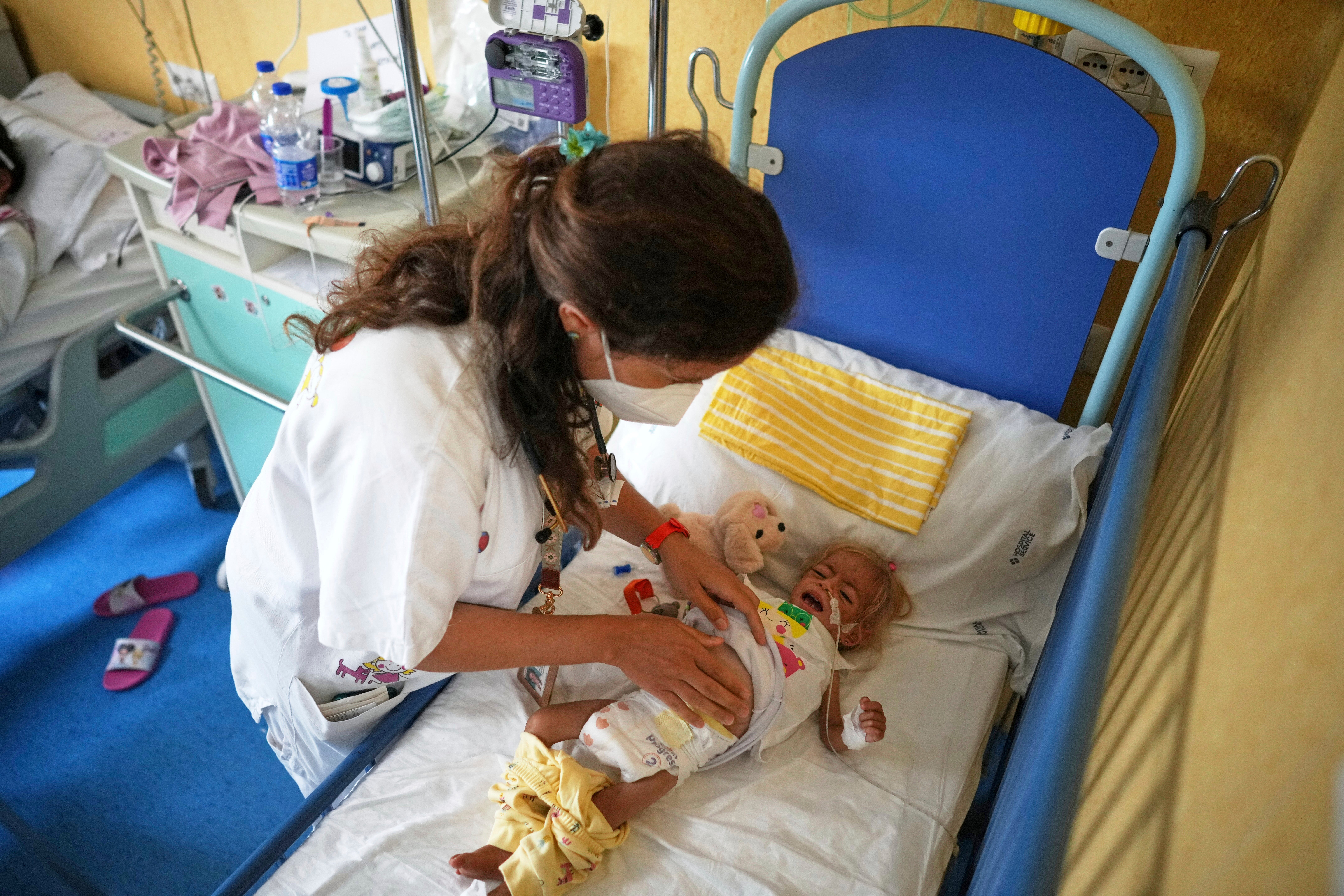 Italy Gaza Child Evacuee