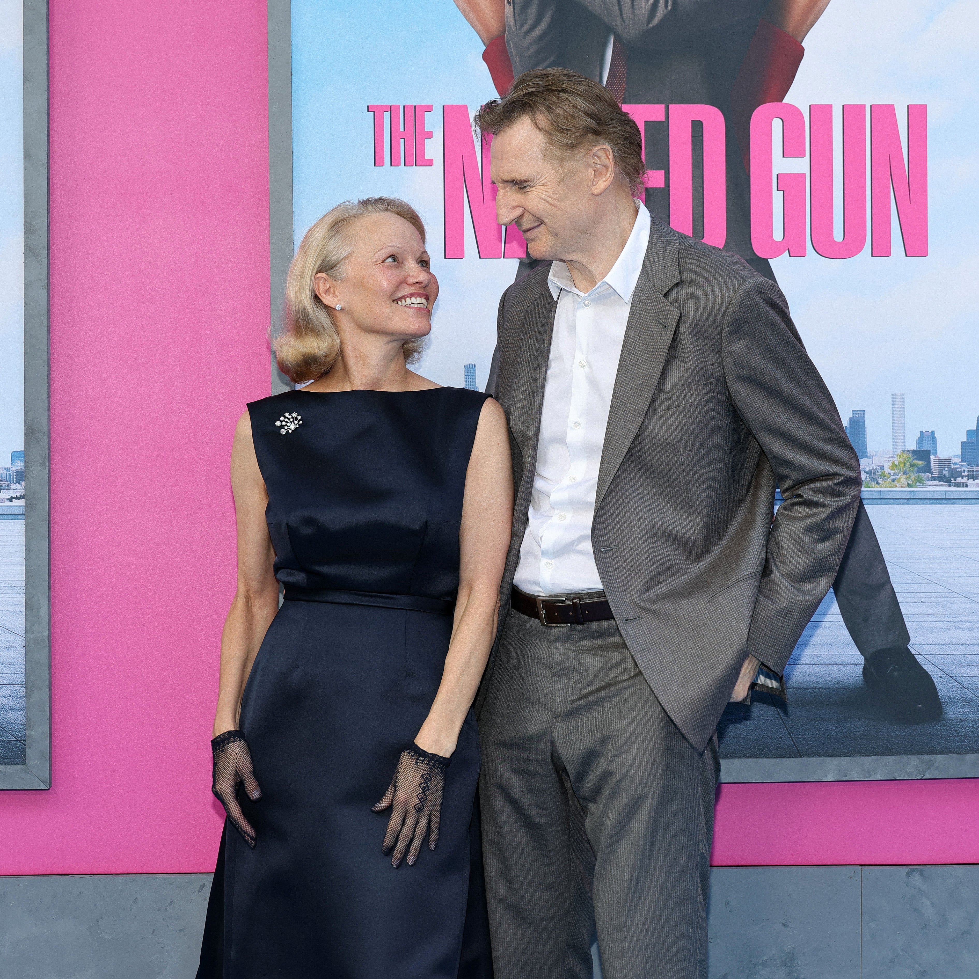 Anderson told Entertainment Weekly she and Neeson enjoyed spending time together off the set as well