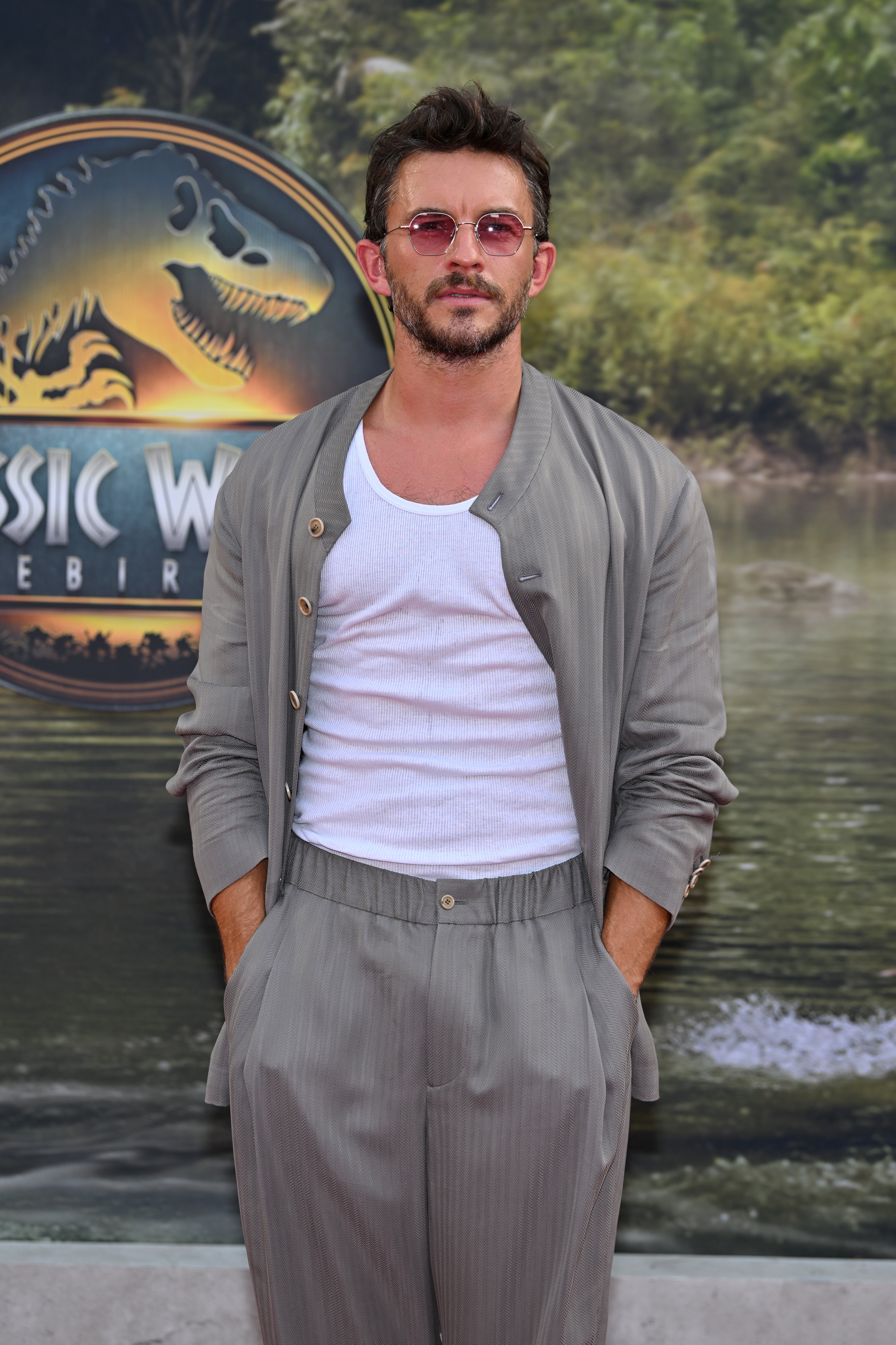 Bailey at the ‘Jurassic World Rebirth’ premiere in The Shameless Fund glasses