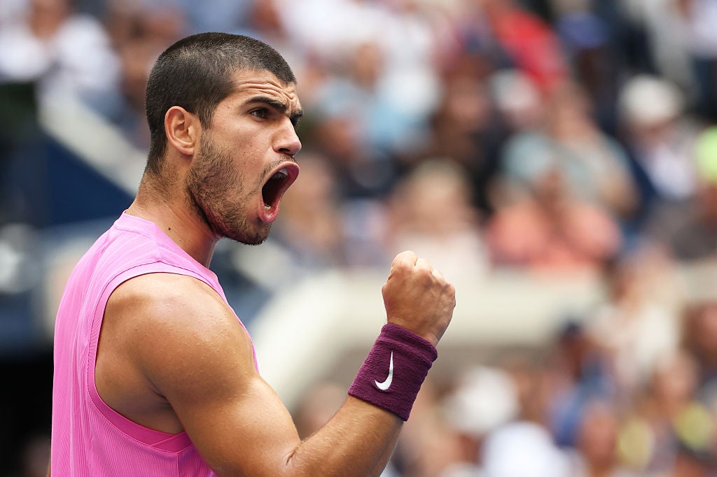 Alcaraz has marched into the US Open final without dropping a set as he bids for a second title
