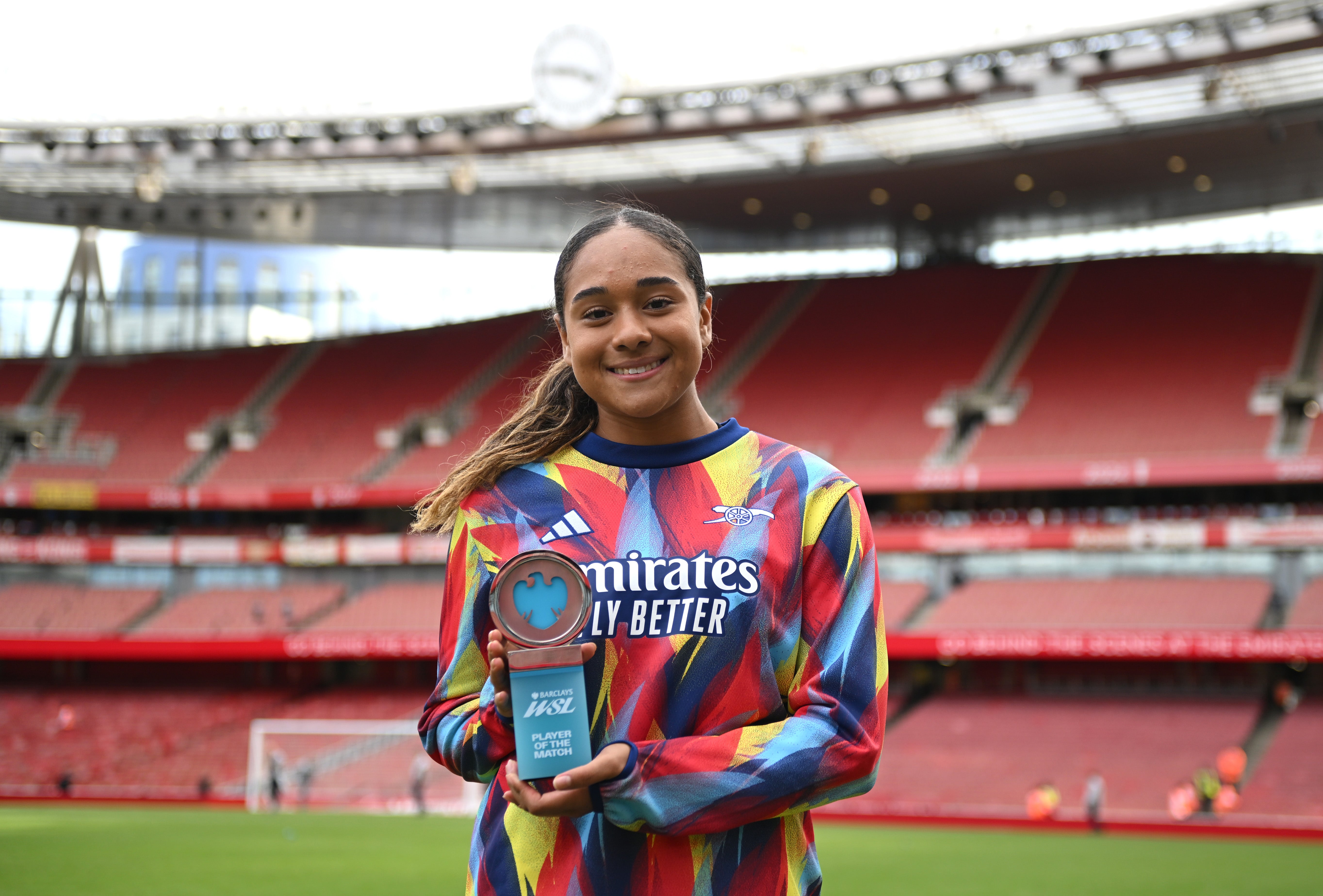 Olivia Smith was named player of the match after her wonder-goal