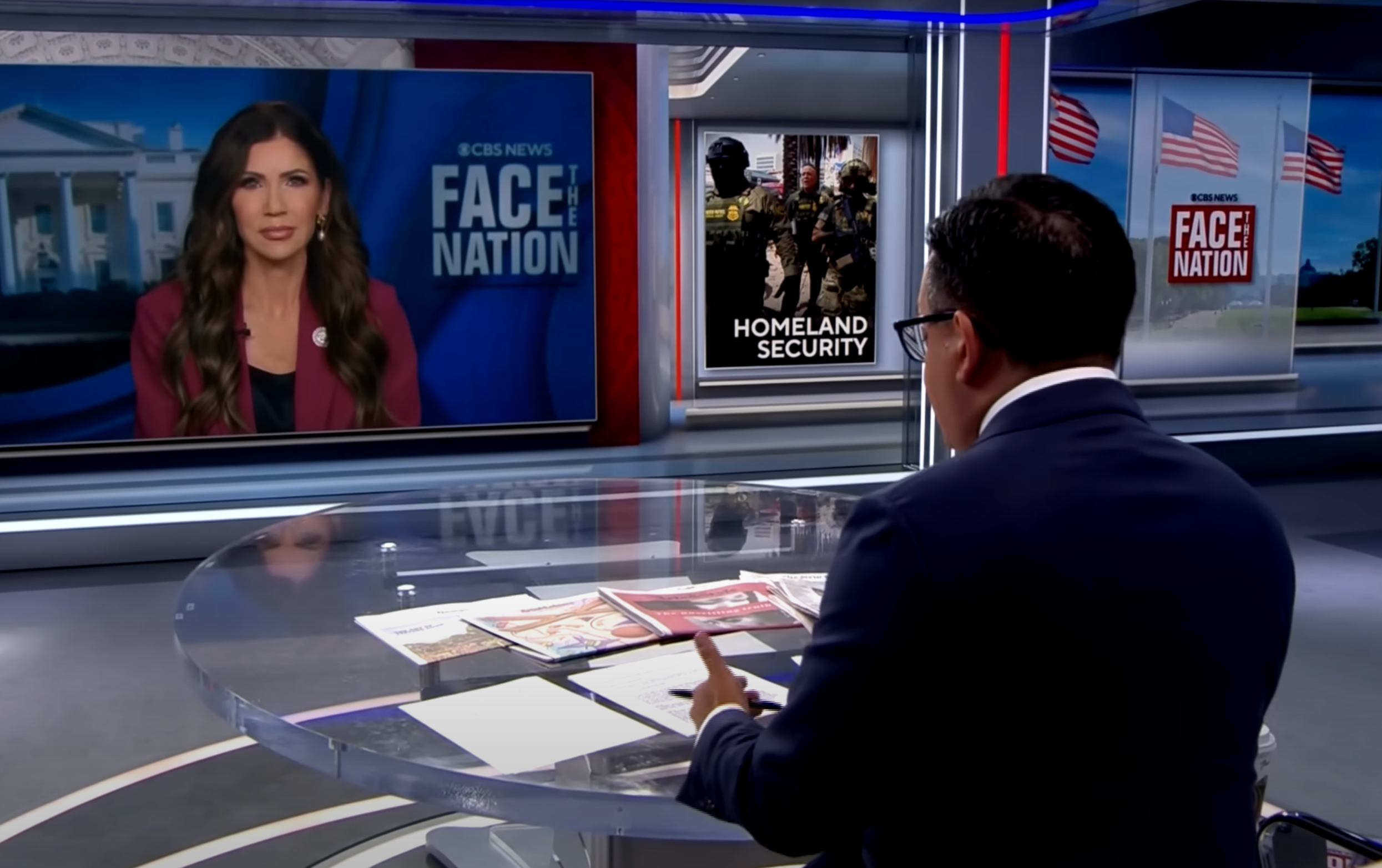 Noem claimed that CBS News had ‘shamefully edited the interview to whitewash the truth’ when she appeared on August 31 to discuss Kilmar Abrego Garcia
