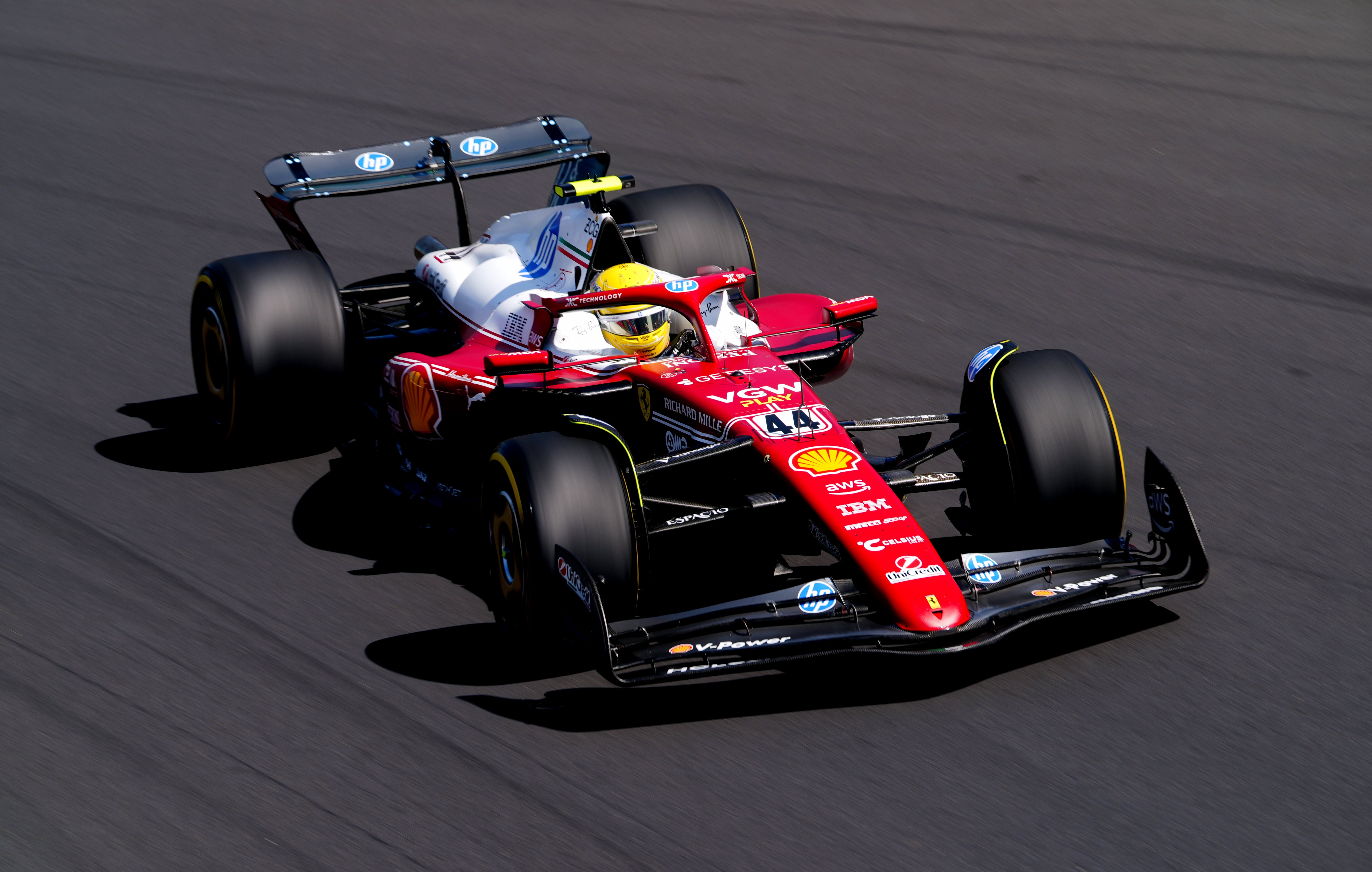 Lewis Hamilton will serve a five-place grid penalty at Monza (David Davies/PA)