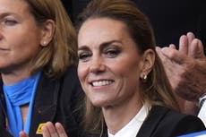 William and Kate attend different Women’s Rugby World Cup games