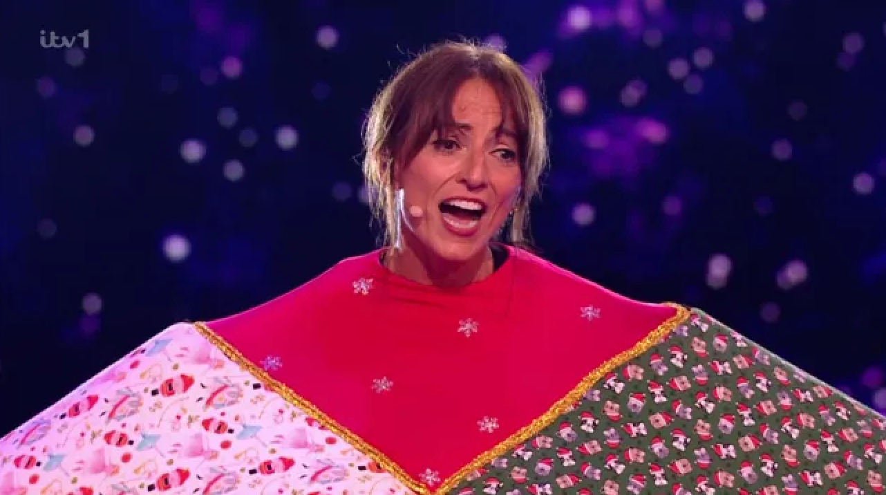 Davina McCall on 'The Masked Singer Christmas Special' in 2024