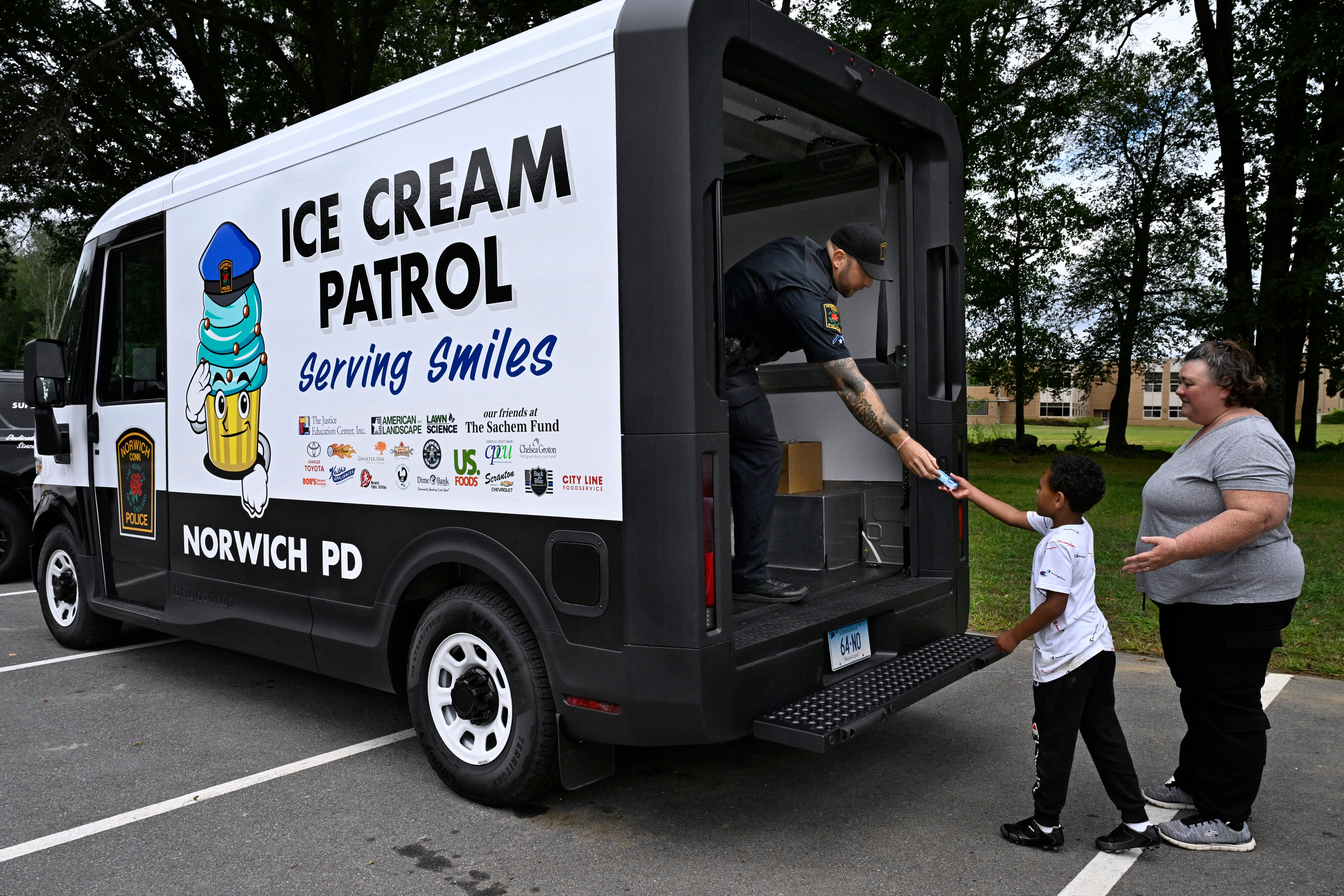 Police Ice Cream Trucks