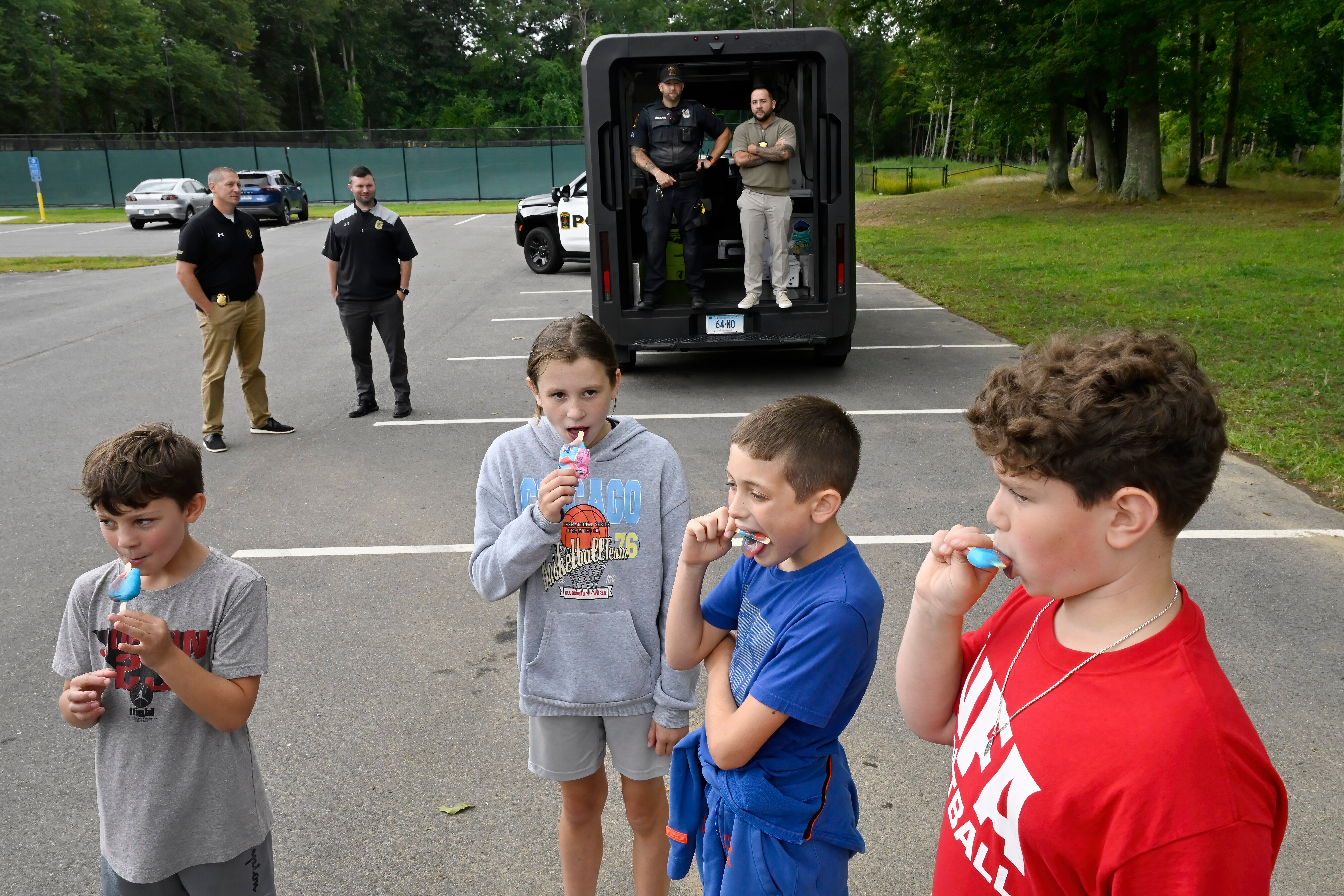Police Ice Cream Trucks