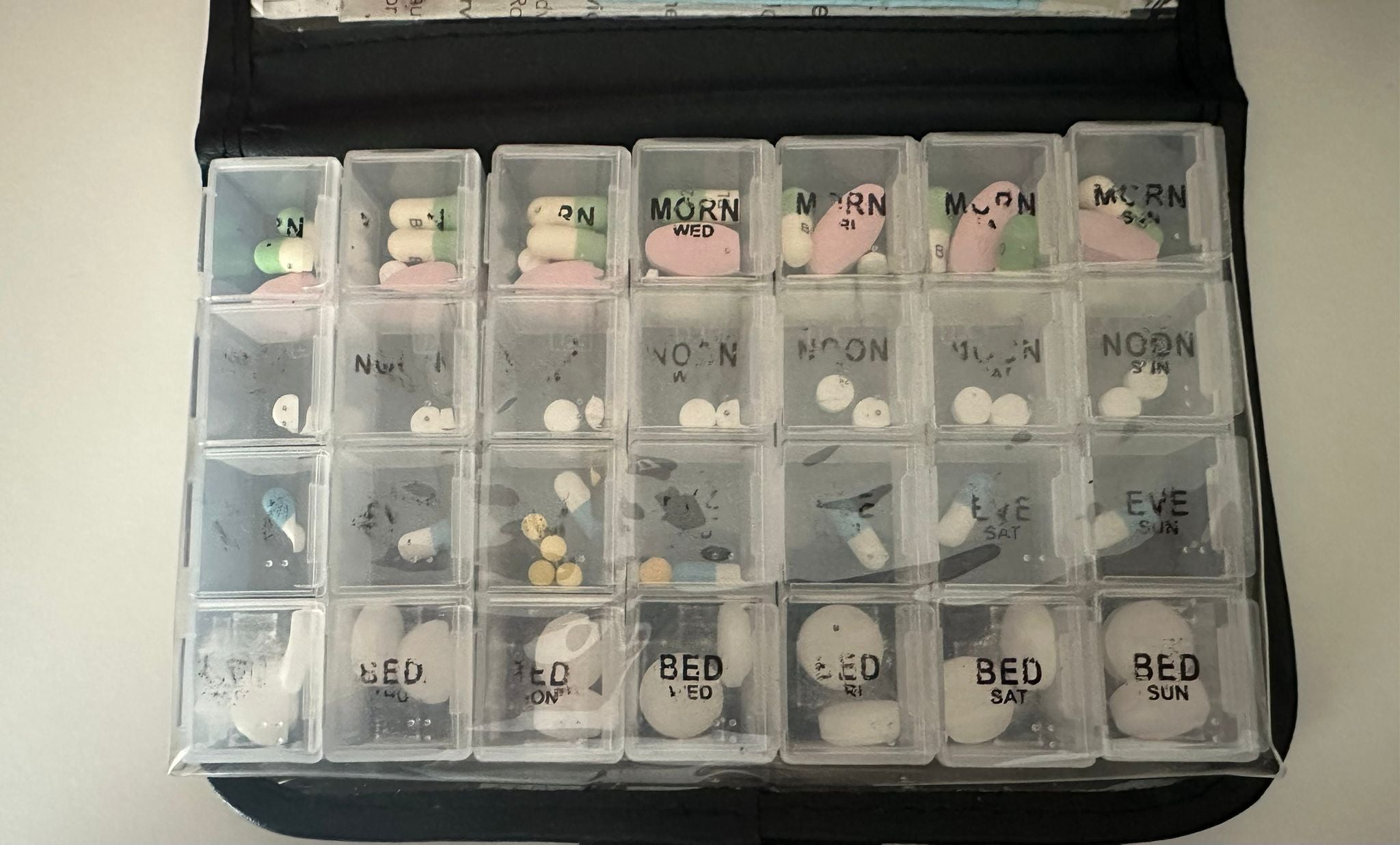 Mrs. Rey now uses a mixture of medicines to control her symptoms.