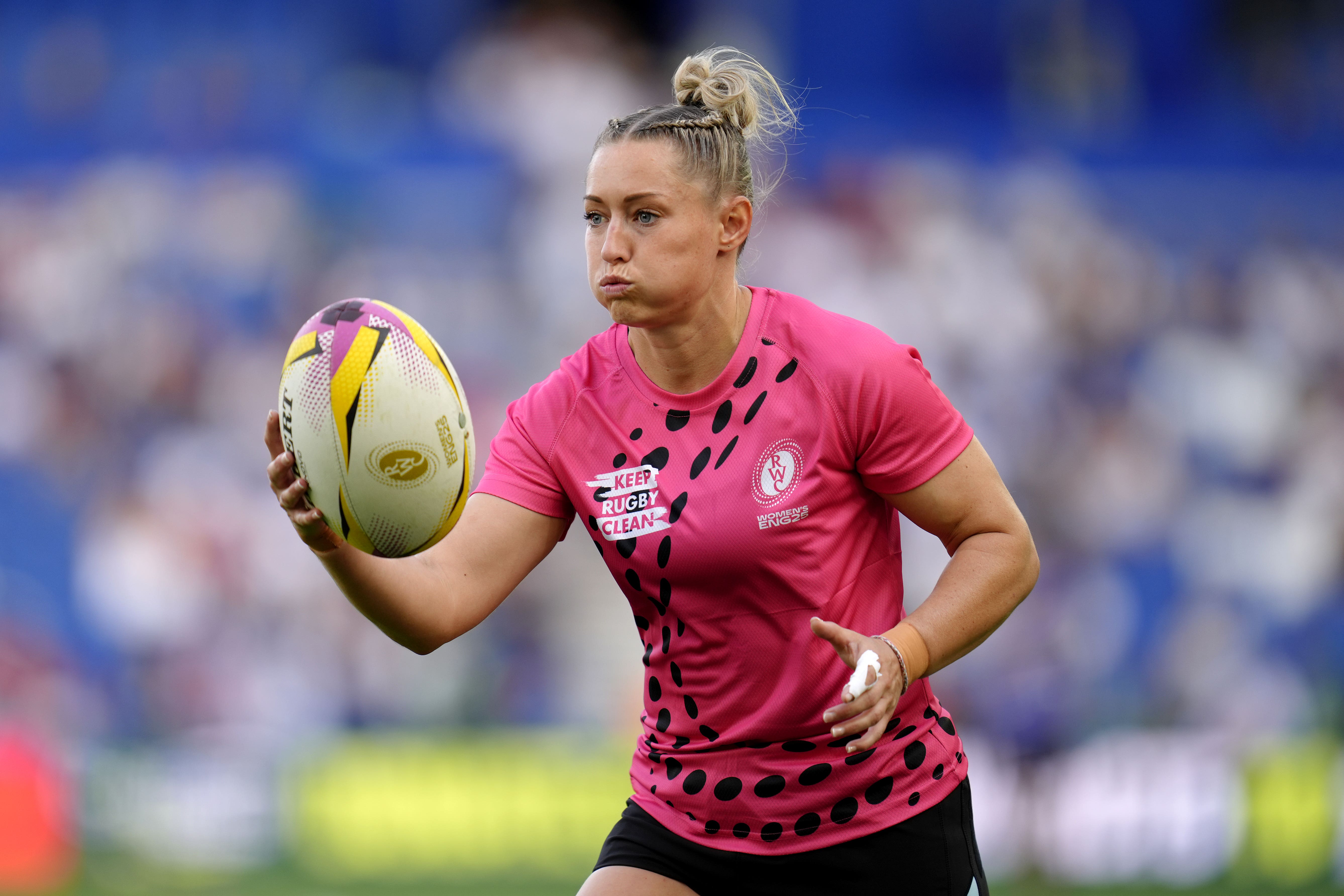 Natasha Hunt believes England will benefit from being put under pressure by Australia (Andrew Matthews/PA).