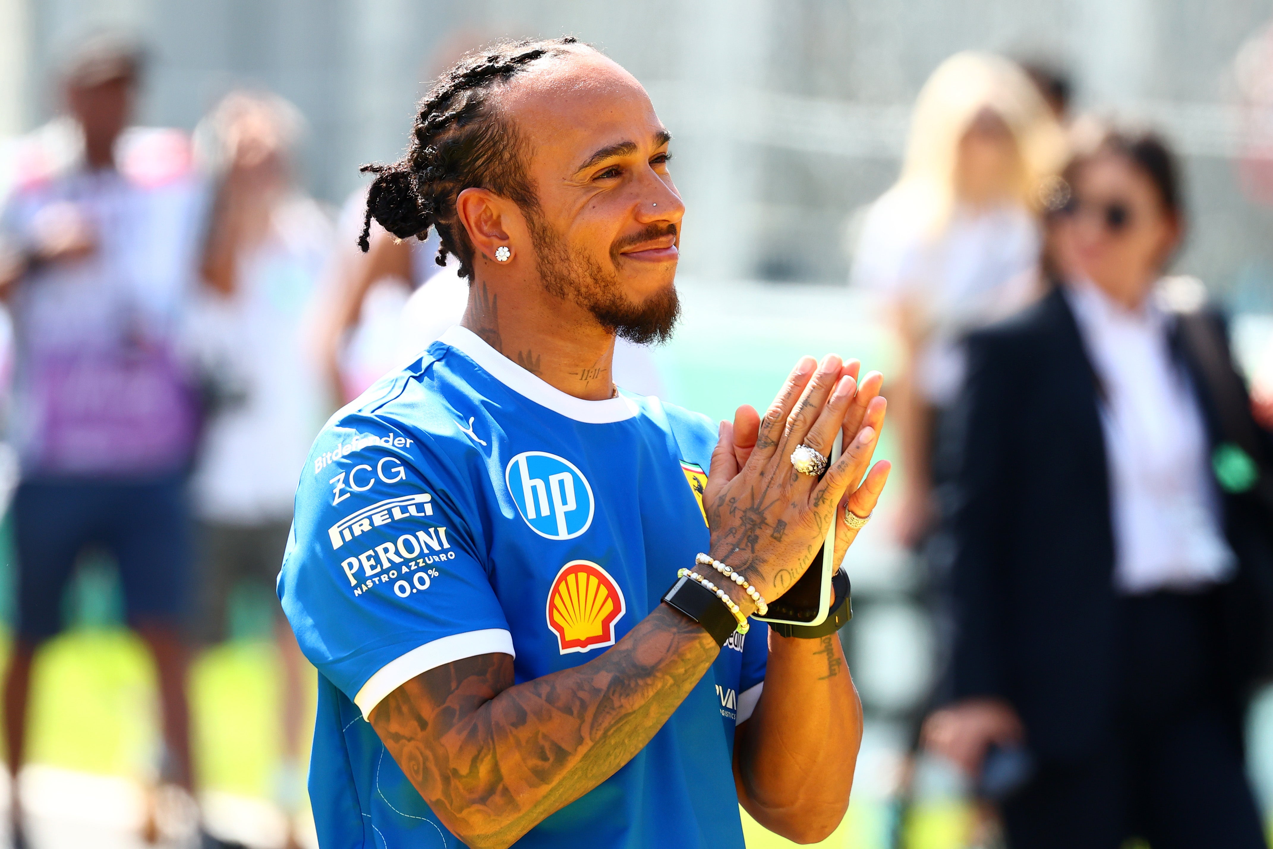 Lewis Hamilton is yet to finish on the podium for Ferrari