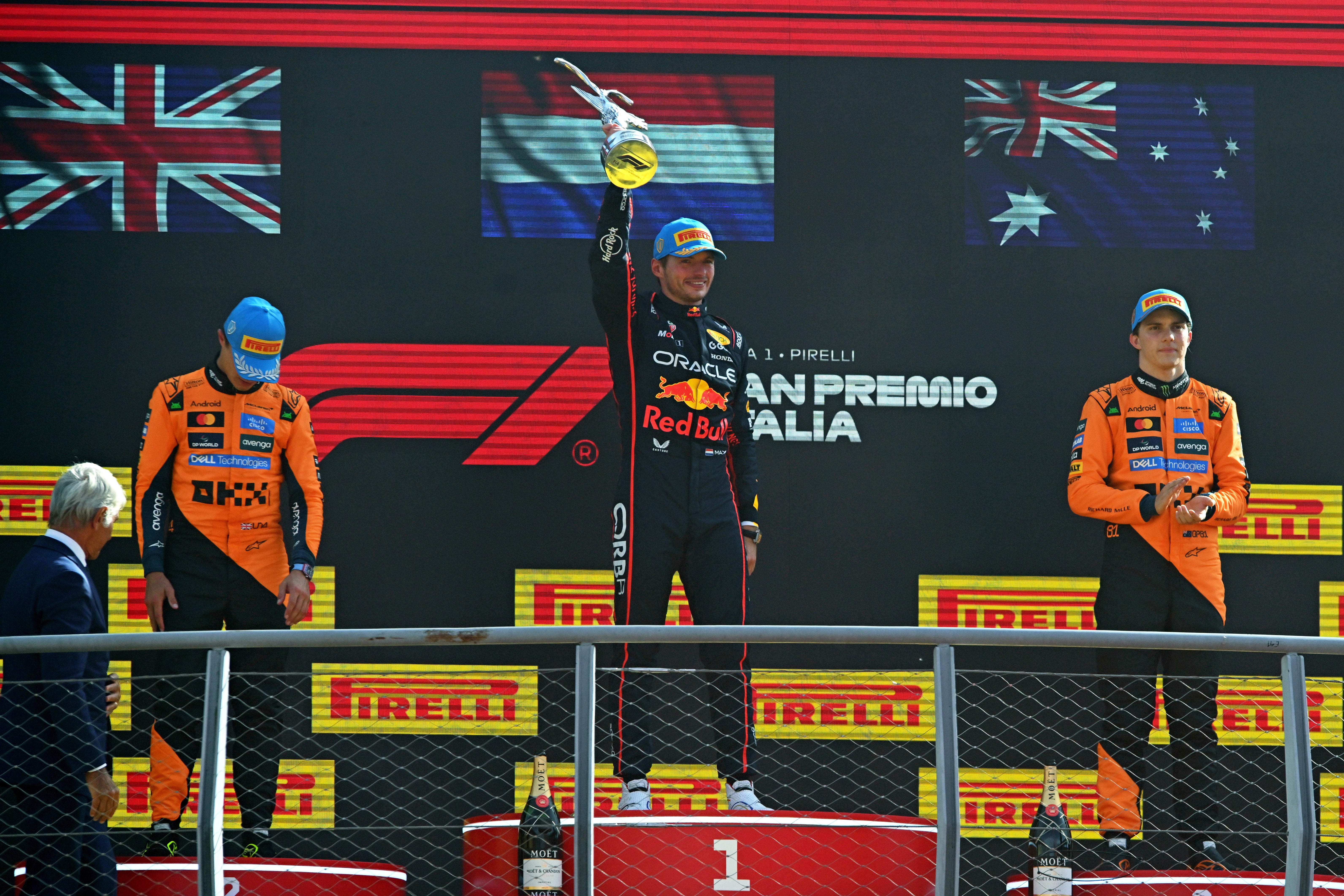 Max Verstappen triumphed at Monza