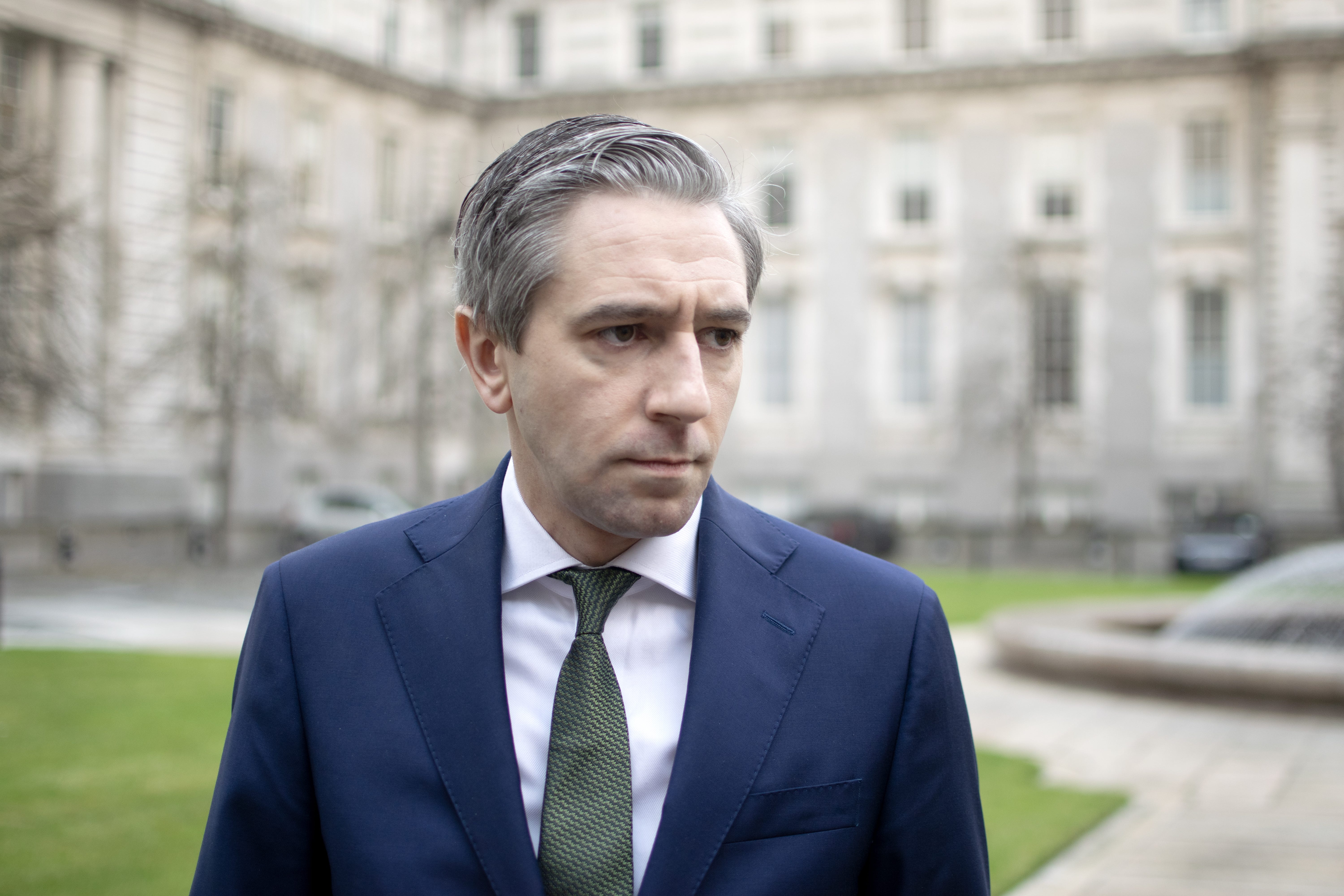 Simon Harris said he would consult with his Fine Gael and government colleagues about online threats (PA)