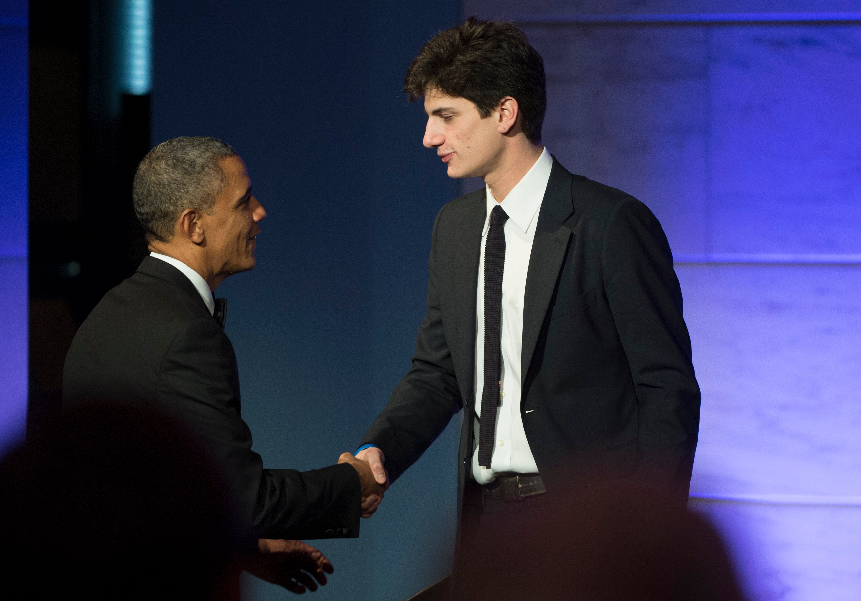 Schlossberg is known in Democratic circles thanks to his family’s famous name. He introduced former President Barack Obama at the 2013 Medal of Freedom awardees at the Smithsonian in DC