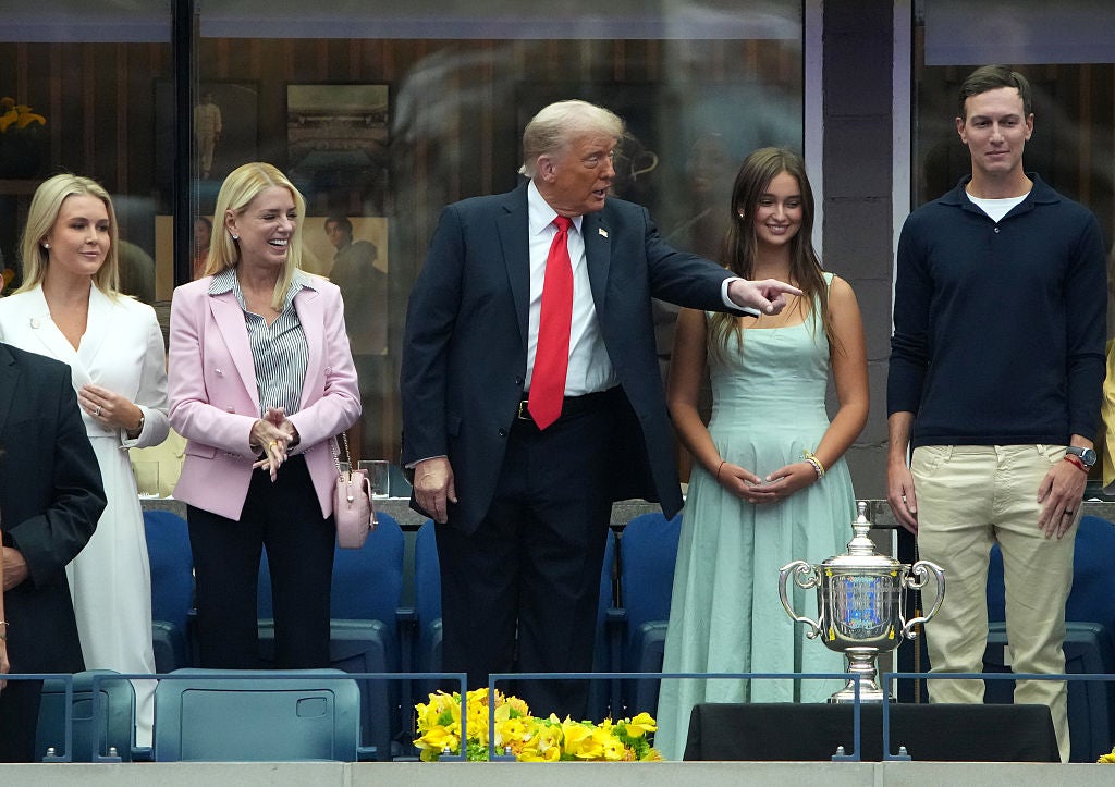 Trump was in attendance, making his return to the US Open for the first time in 10 years