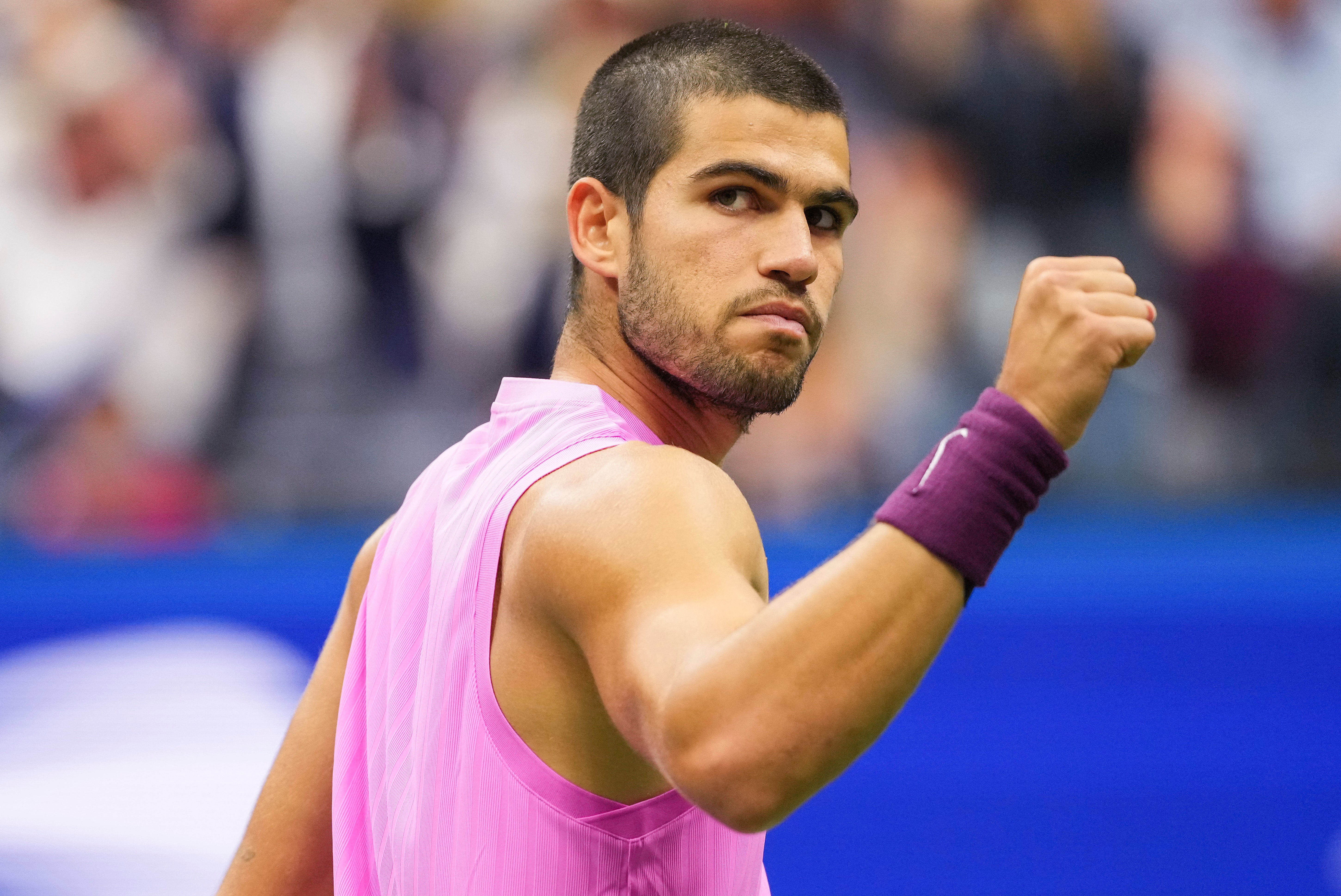Alcaraz dropped just won set in winning the US Open for a second time