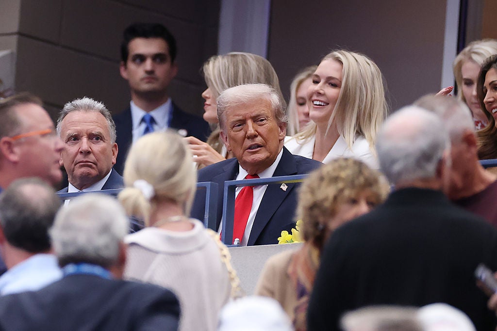 Trump received scattered cheers — but mostly boos — at the Billie Jean King Center in New York as he watched the men’s singles final at the U.S. Open