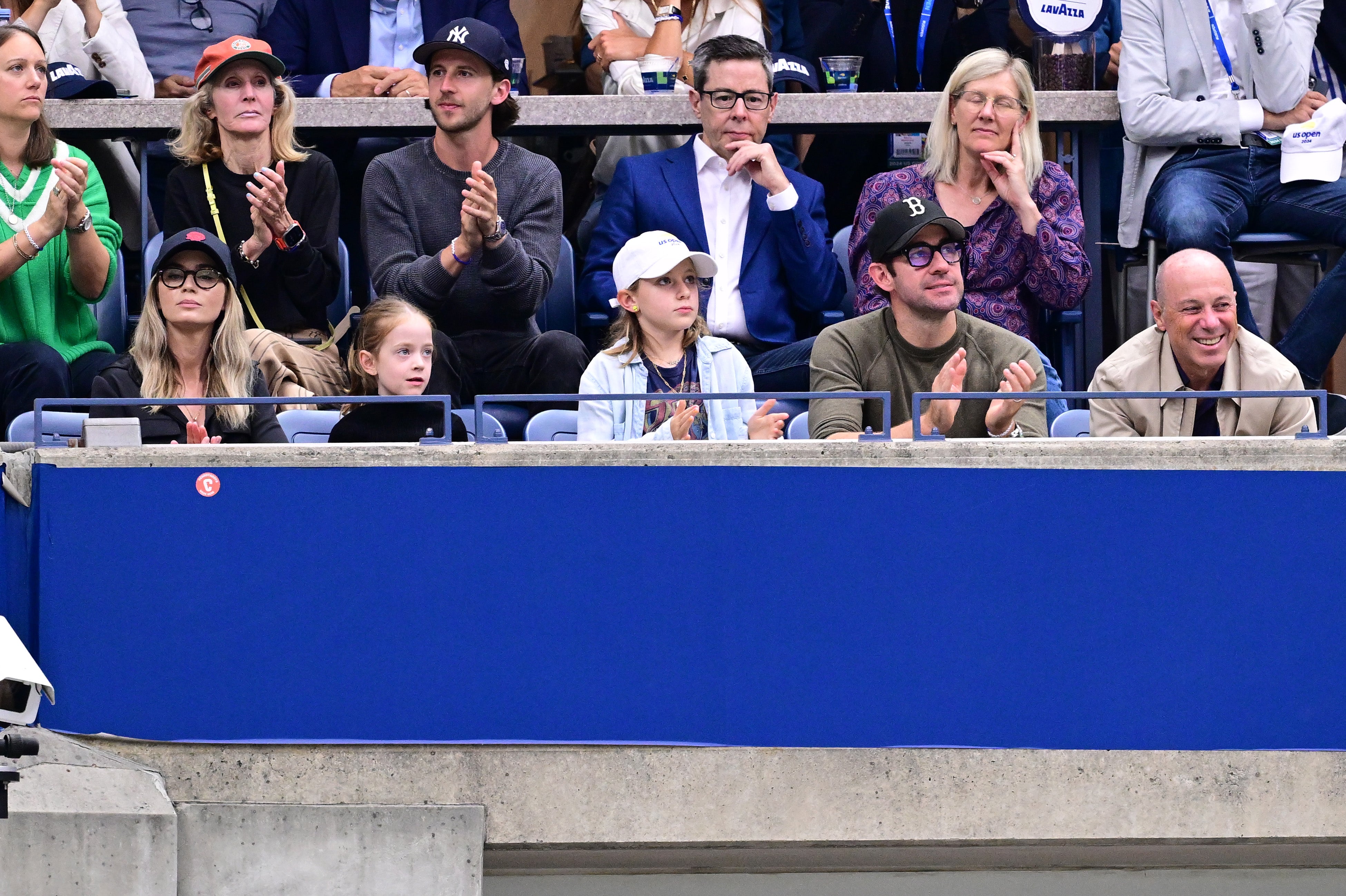 Power couple Emily Blunt and John Krasinski enjoyed a family outing at the 2025 U.S. Open men's final