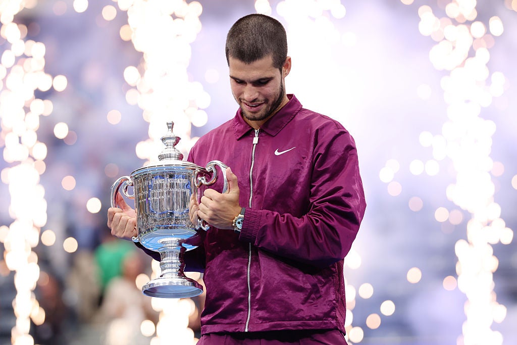 ‘Perfect’ Carlos Alcaraz defeats ‘predictable’ Jannik Sinner to win second US Open title - live