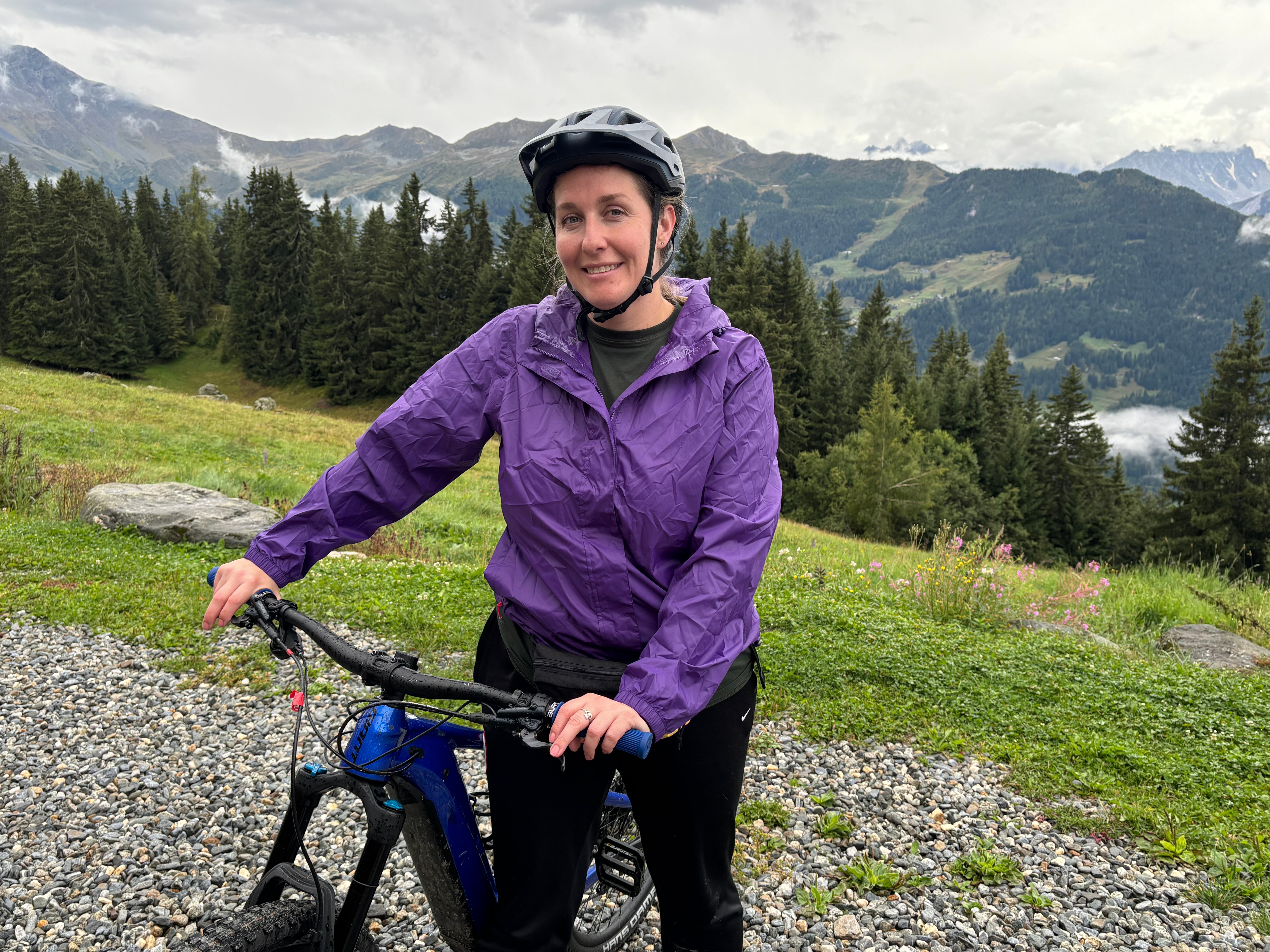 Writer Rebecca Black takes part in the Gourmet Route on an ebike adventure with Ecole Suisse in Verbier