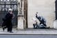 New Banksy at the Royal Courts of Justice in London shows judge beating up protester