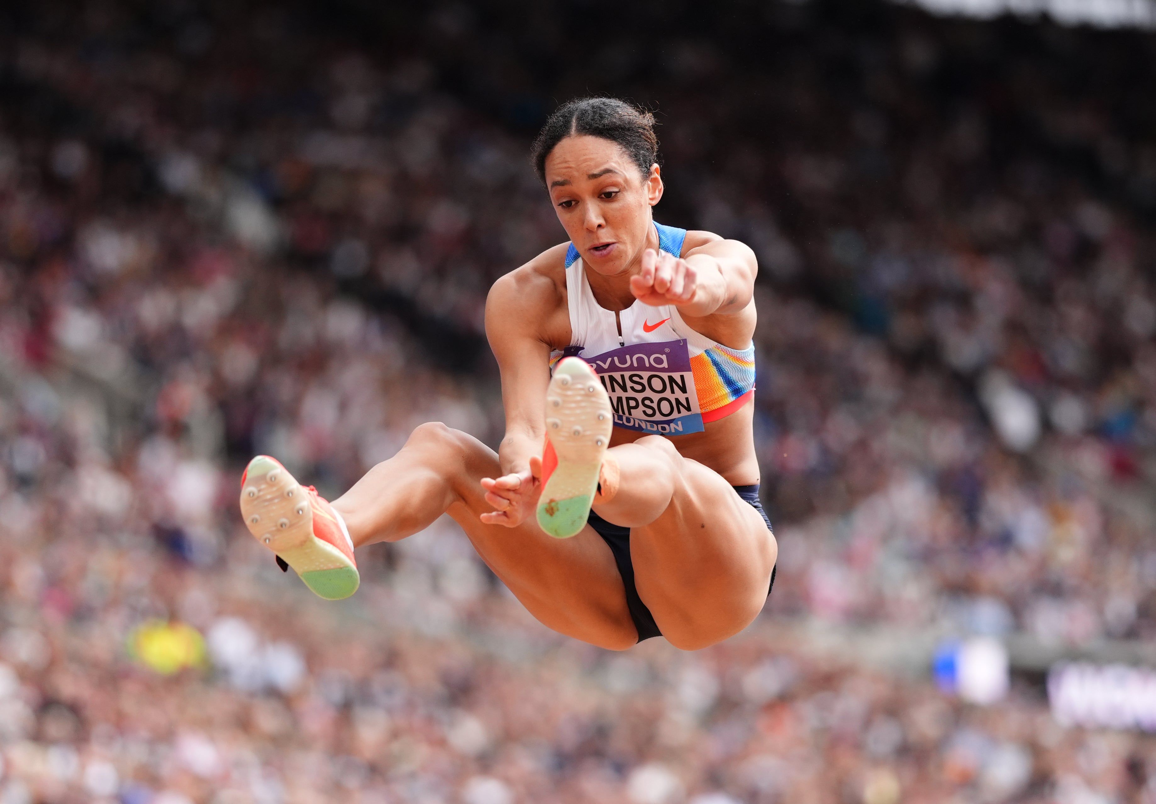 Katarina Johnson-Thompson will be going for gold in Tokyo (Adam Davy/PA)