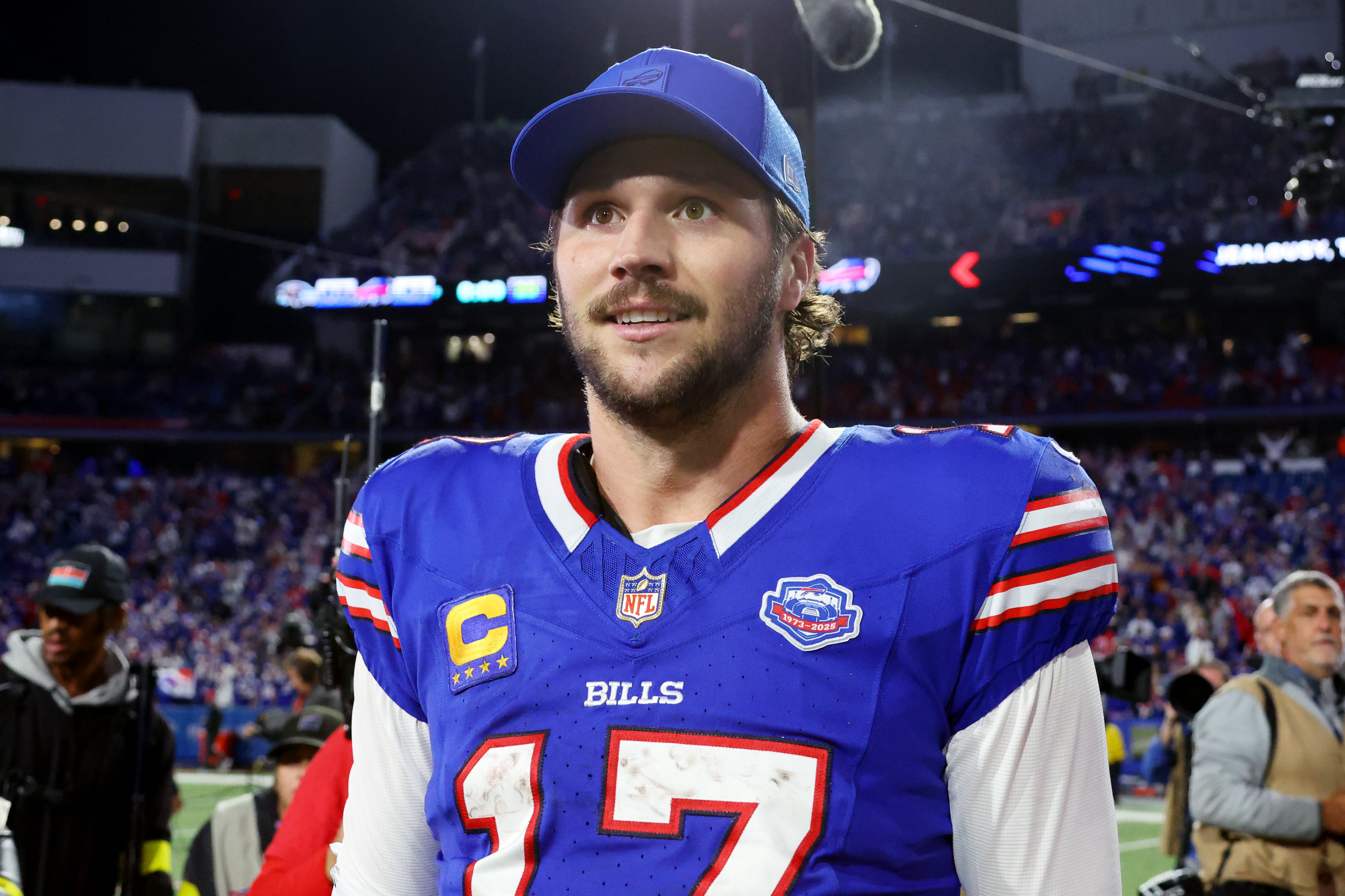 <p>Josh Allen helped the Bills to a stunning comeback</p>