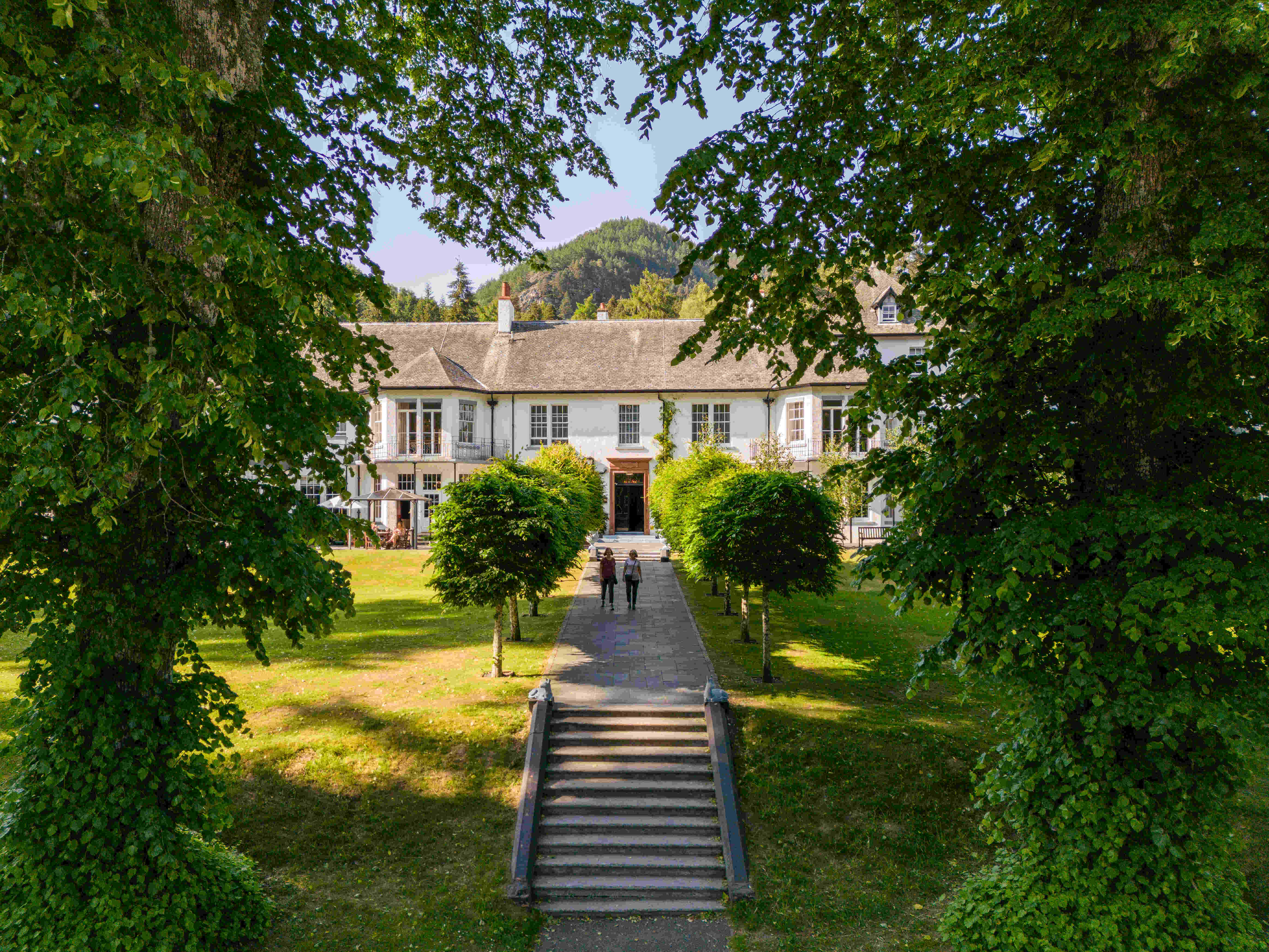 <p>Dunkeld House Hotel in Perthshire has 280 acres of grounds to explore during your luxury break</p>