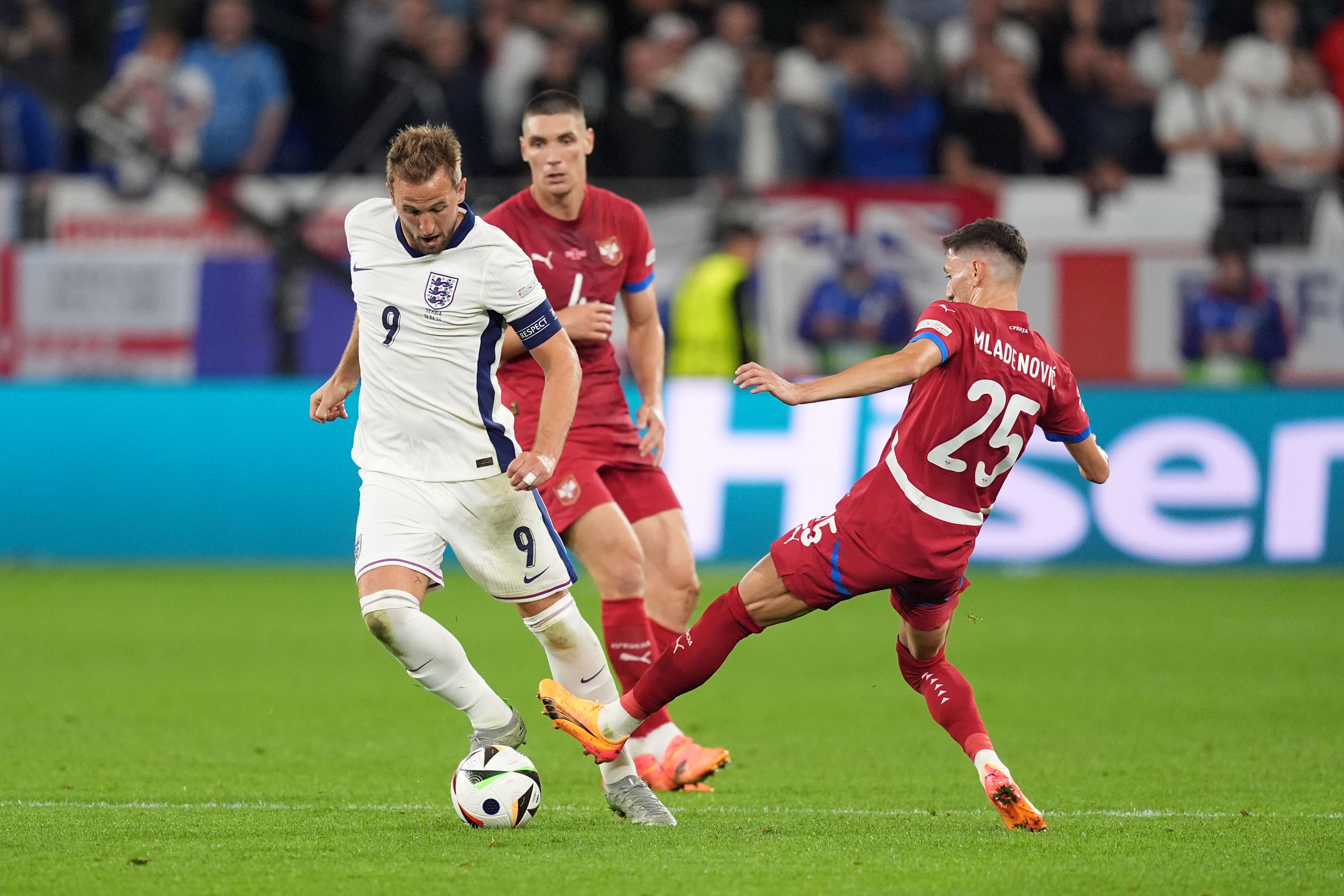 England and Serbia go head to head in Belgrade