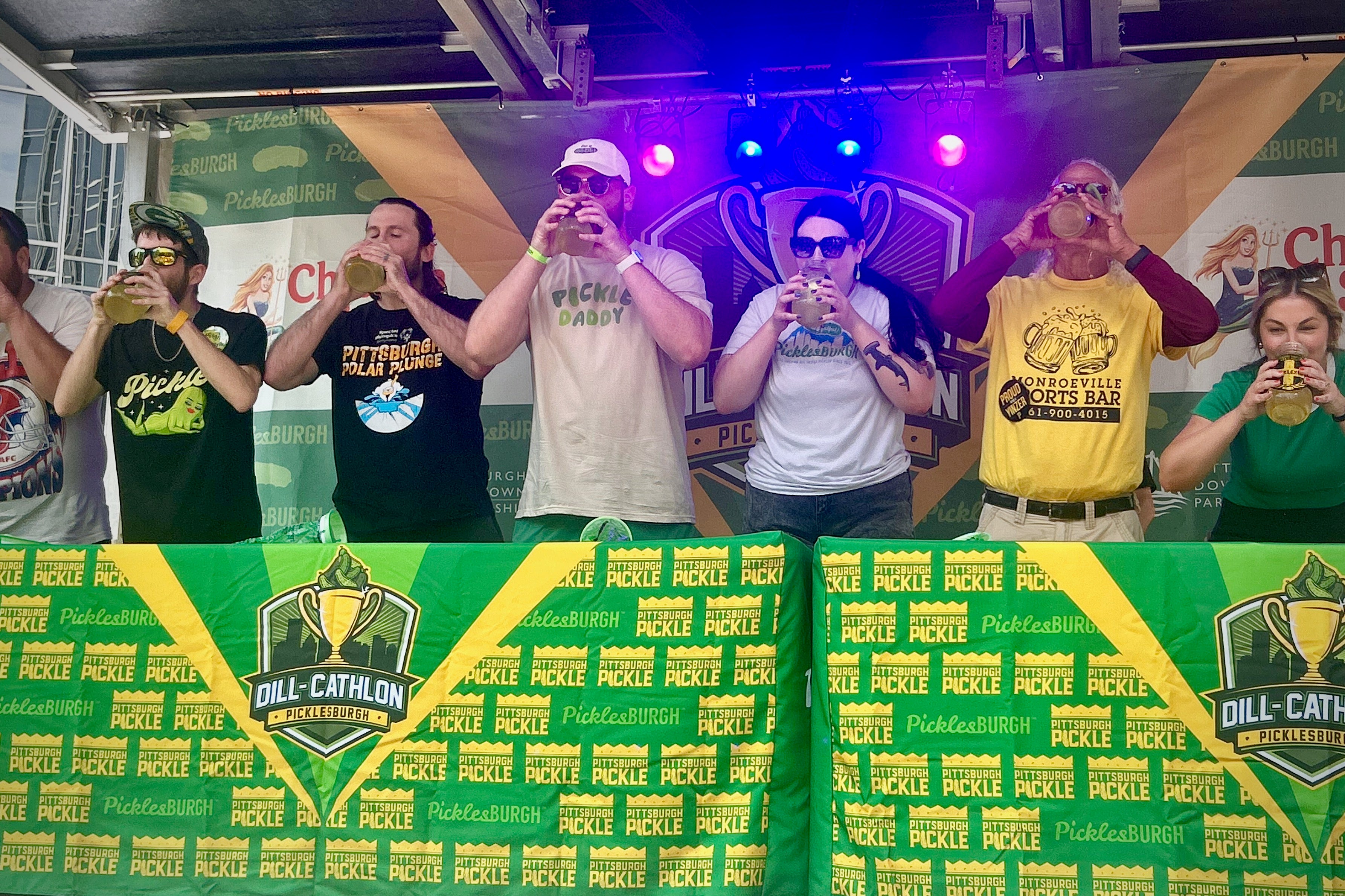 Picklesburgh’s Dill-Cathlon includes pickle drinking, eating and bobbing contests