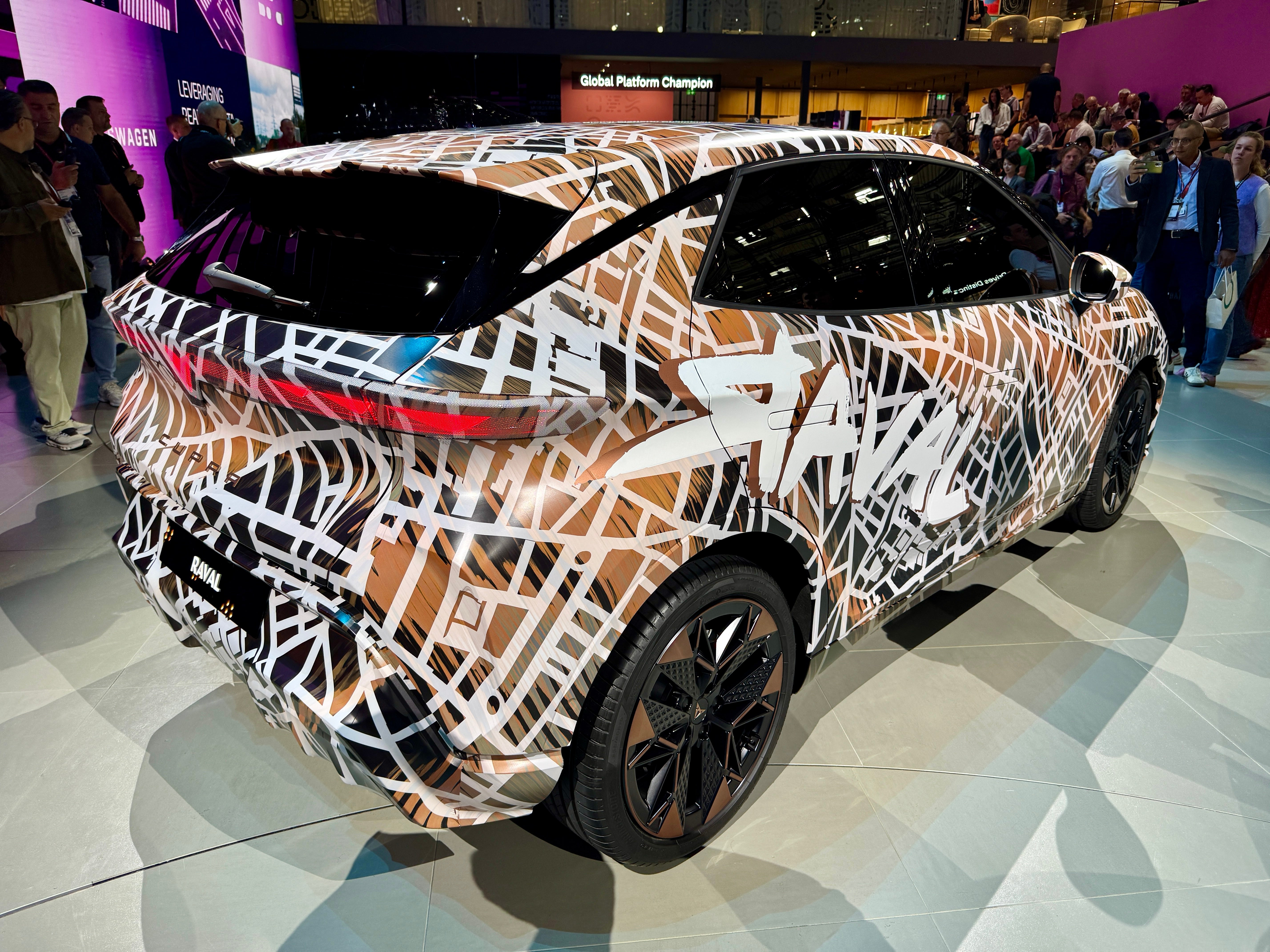 The Cupra Raval will be the first of VW Group's small EVs to hit the market next year