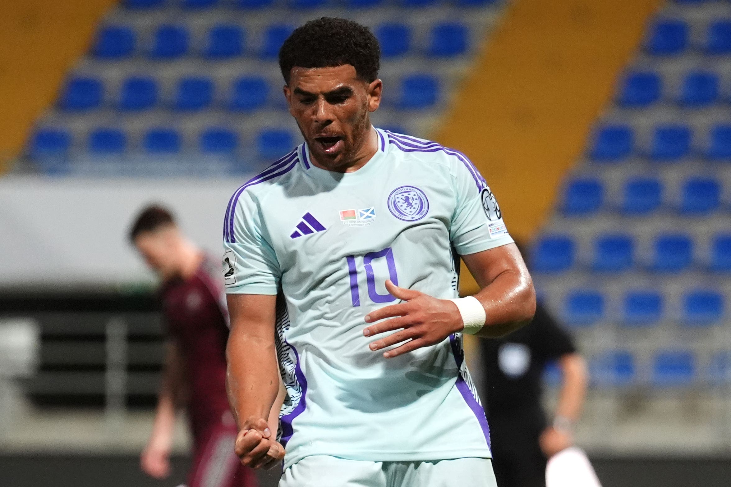 Scotland stay on course for World Cup after beating Belarus behind closed doors