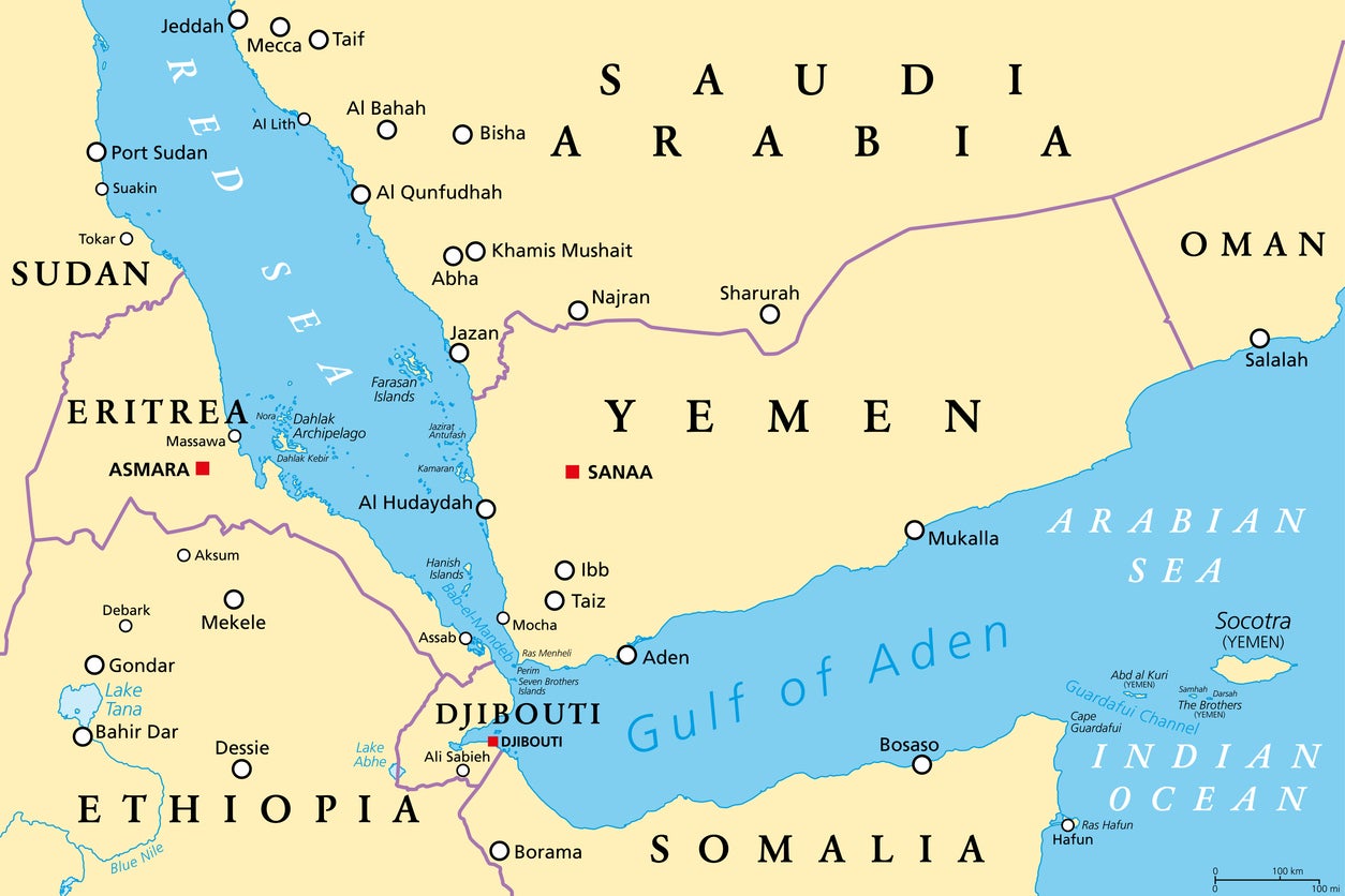 Houthi rebels in Yemen have denied targeting undersea cables