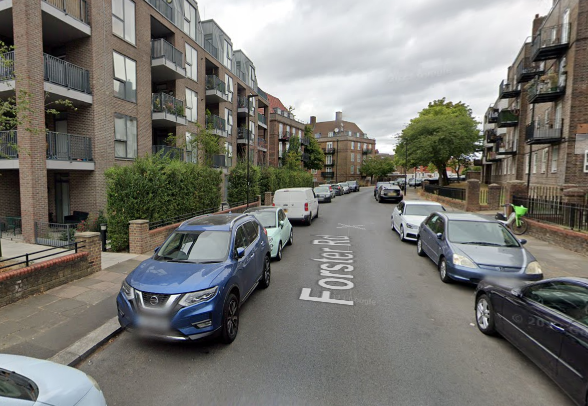 The shooting took place on Forster Road in Clapham
