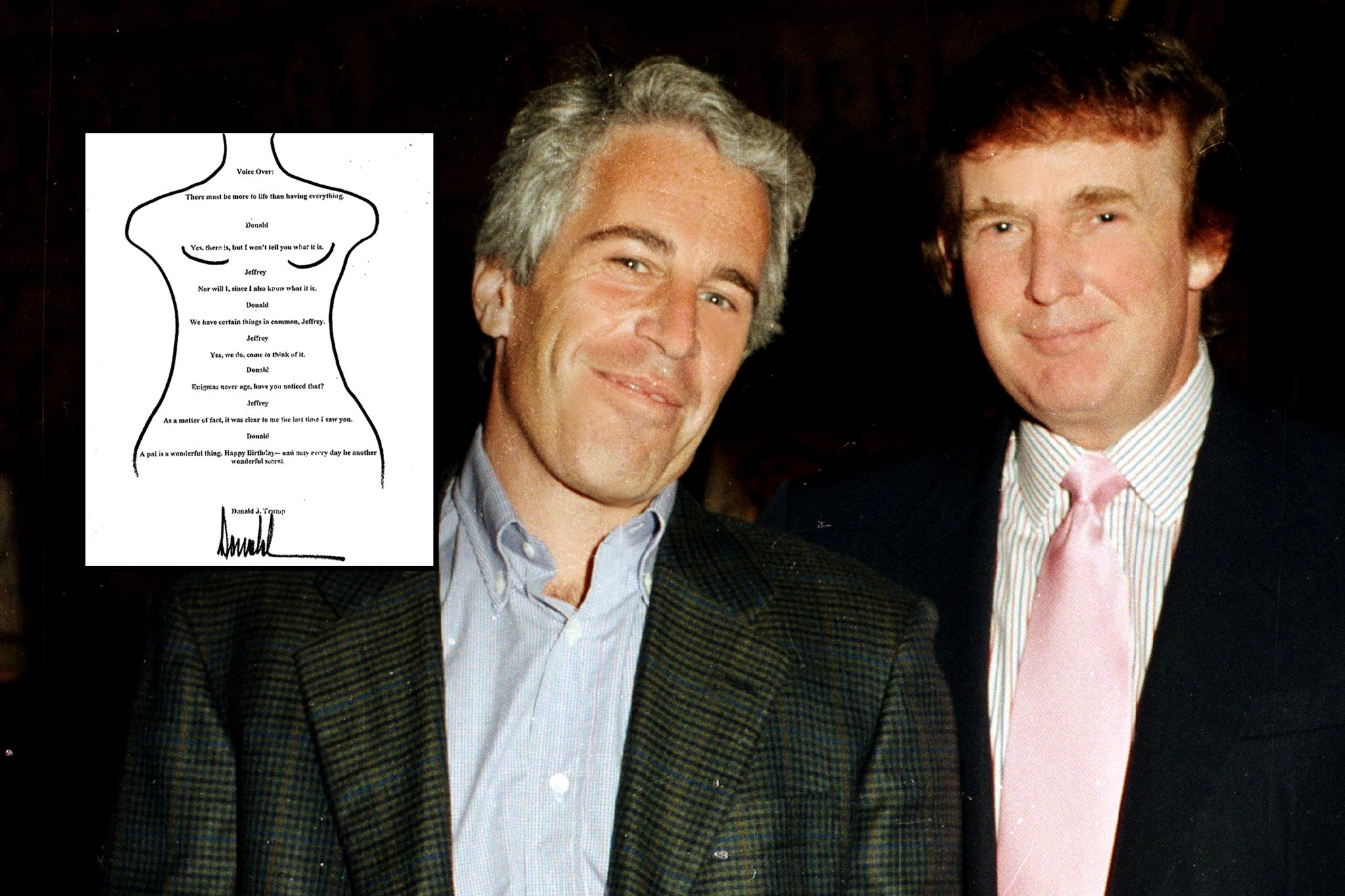 The second tranche of documents handed over included previously redacted pages of the sex offender financier’s now-infamous ‘birthday book,’ which contained a letter that was alleged to have been written by President Donald Trump