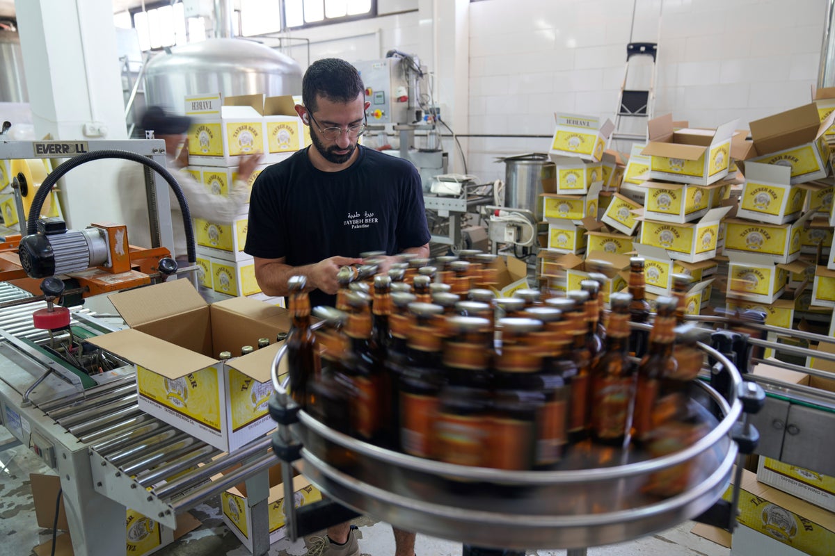 Palestinian beer overcomes war and border checks to go on sale at UK supermarkets
