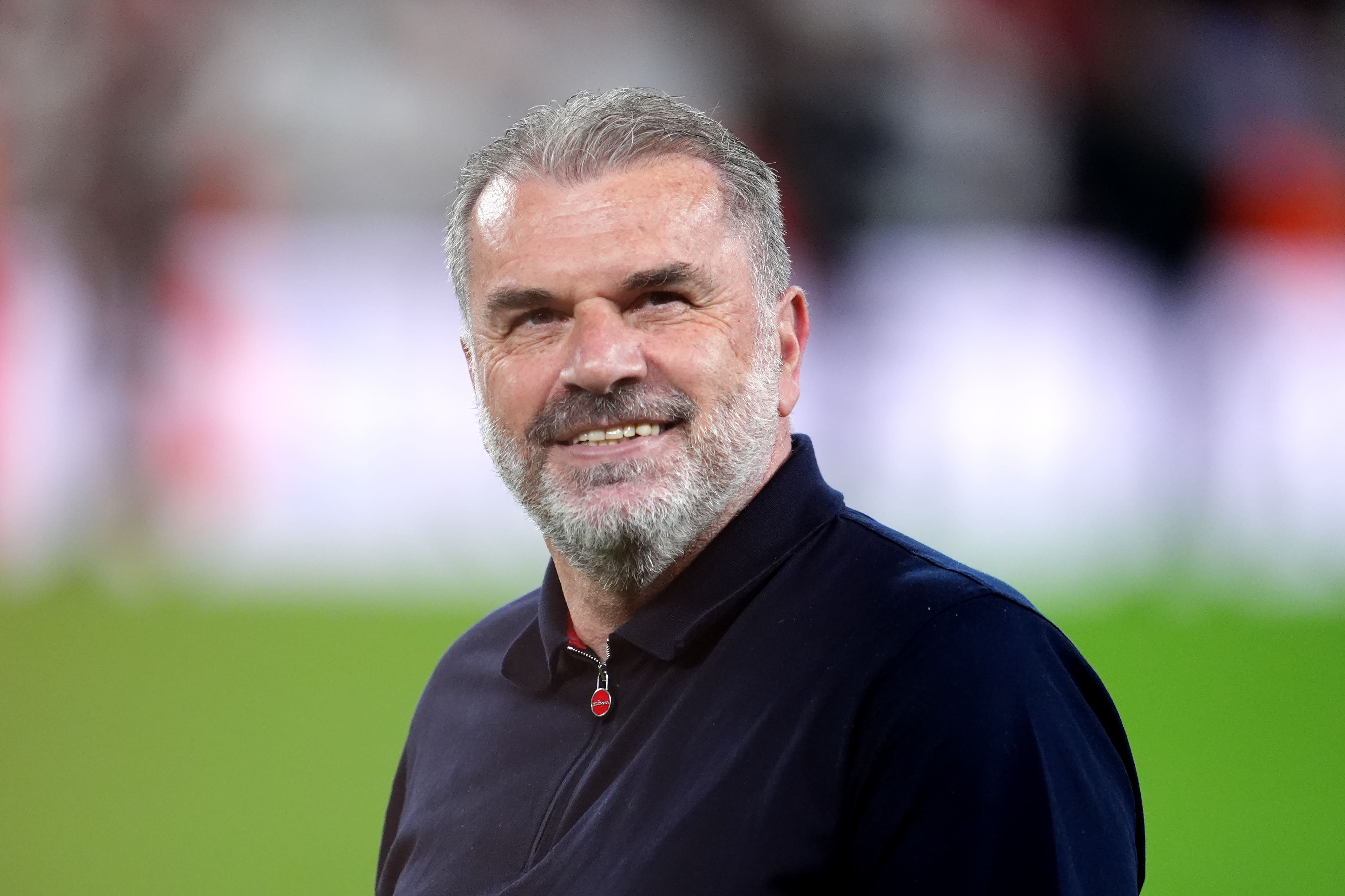 Ange Postecoglou pictured at Nottingham Forest after agreeing to replace Nuno