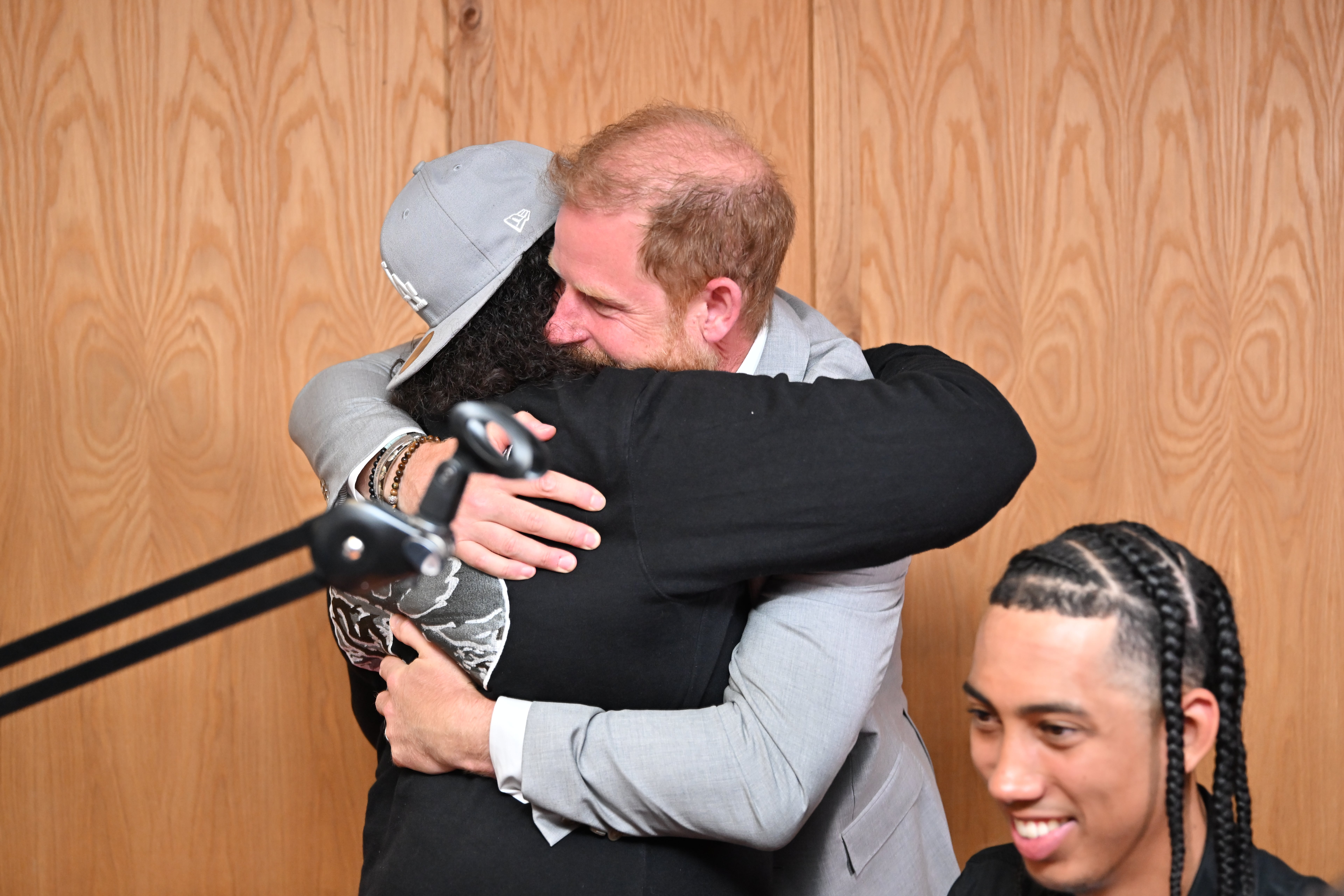 The Duke of Sussex during a visit to the Community Recording Studio (CRS) in Nottingham