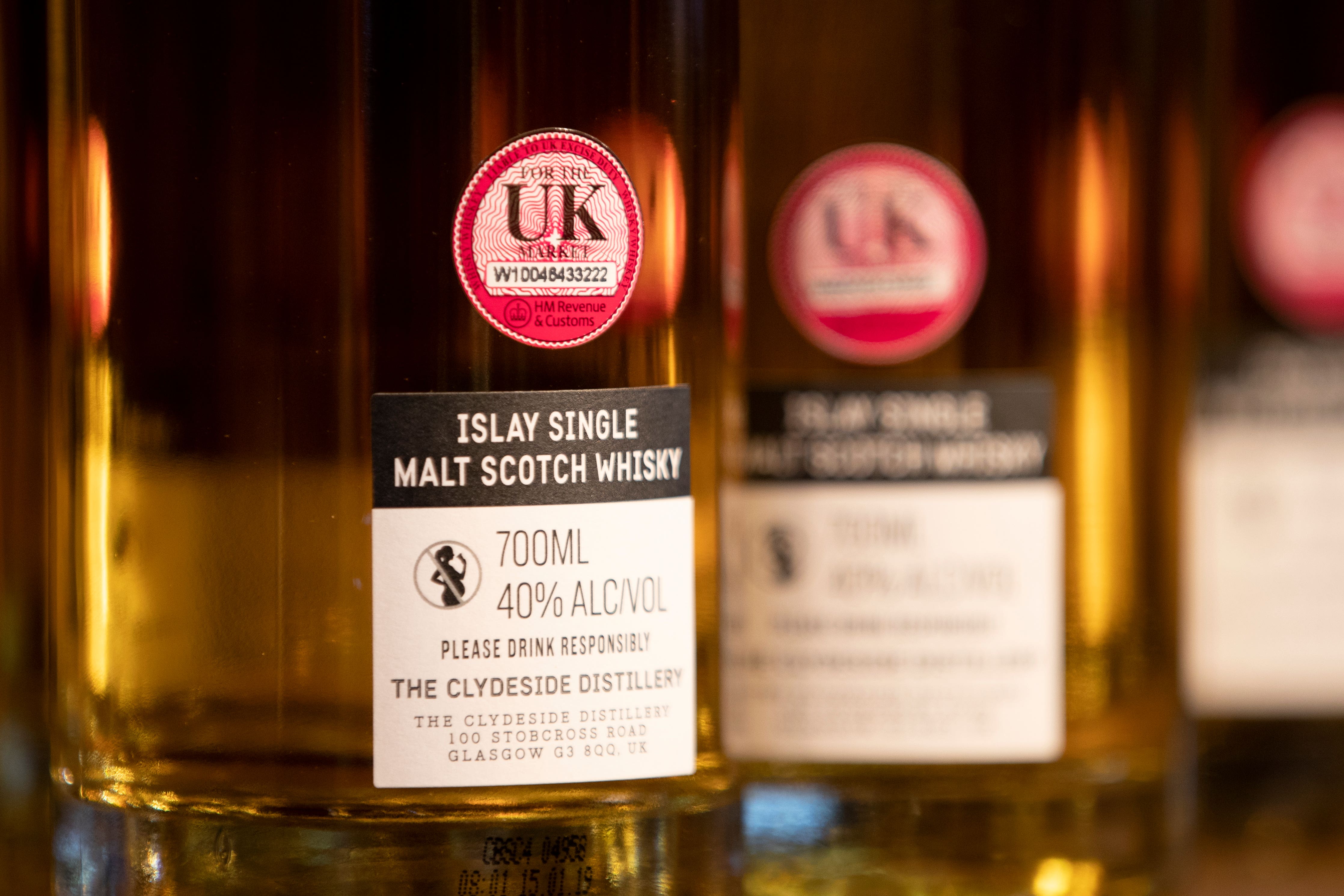 The First Minister will dicuss the current tariffs on Scotch whisky (Jane Barlow/PA)